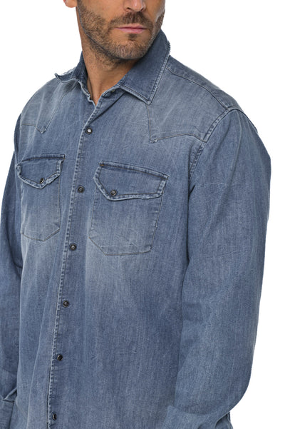 Camicia in denim regular Park C001 SS22