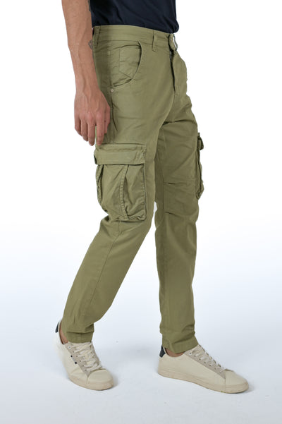 Marktas Green Regular Cotton Trousers SS25