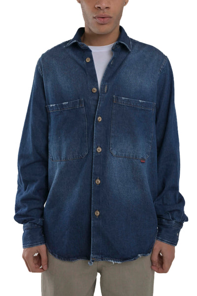 Start C001 FW24/25 loose denim shirt