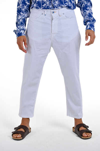 Pantaloni in cotone loose King Raso SS25