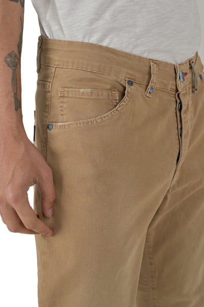 New Wolf Gab biscuit regular cotton trousers FW24/25