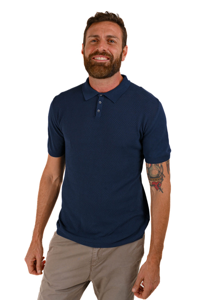 T-Shirt Blu DPSS 2204 Uomo - Displaj