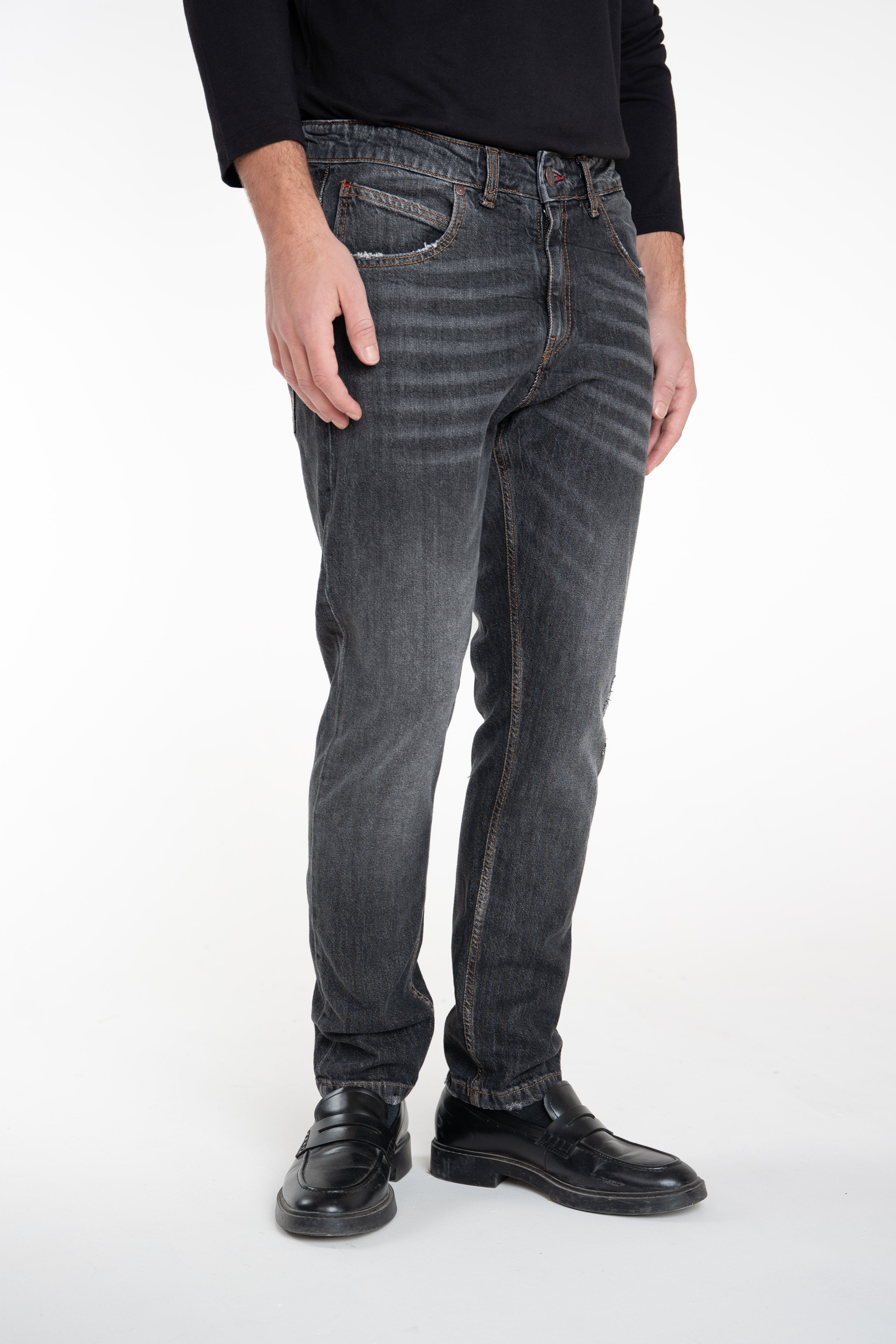 Jeans Regular Guzman Black NE26