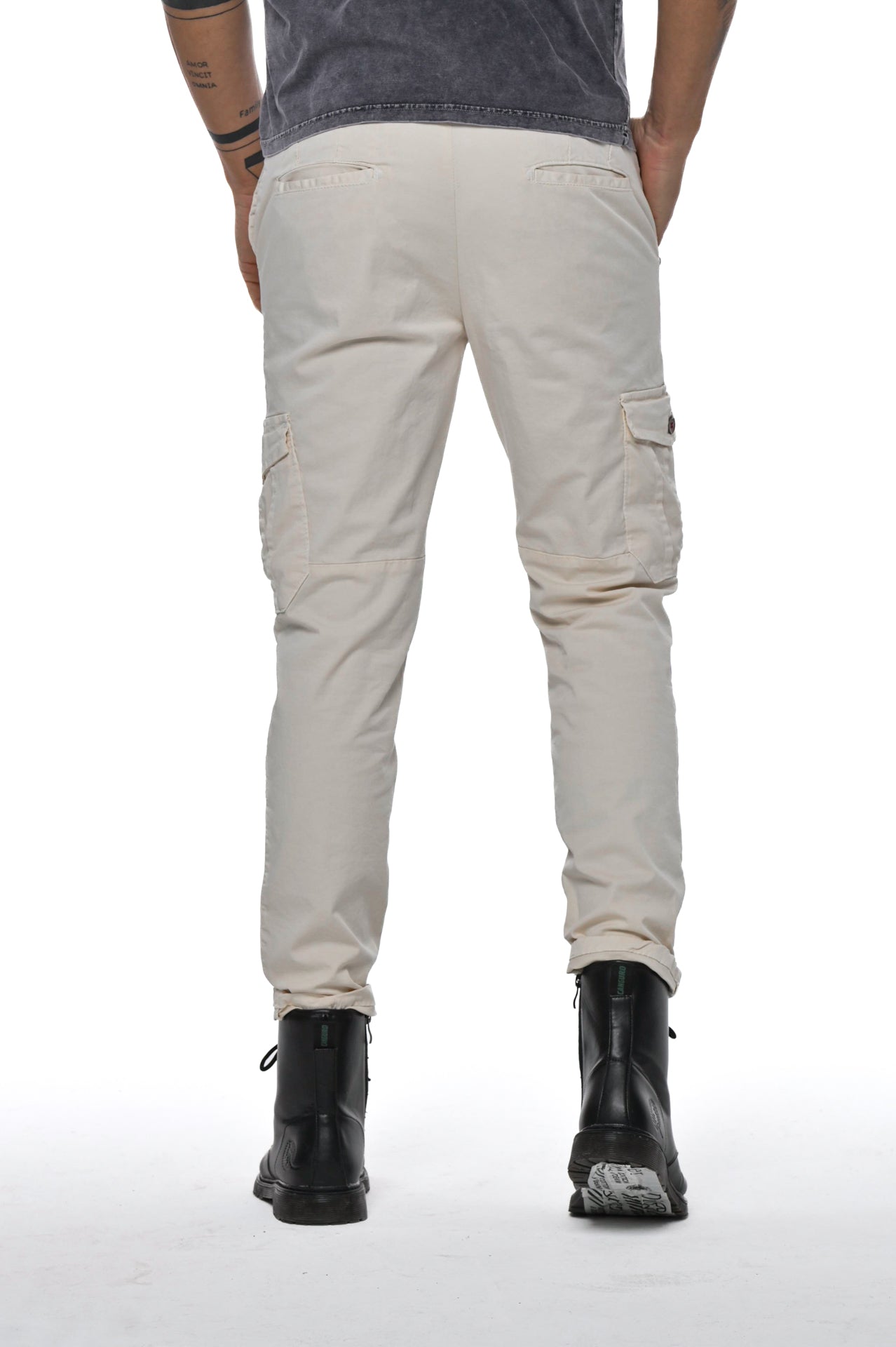 Pantaloni in cotone slim Sonic Tascone SS23