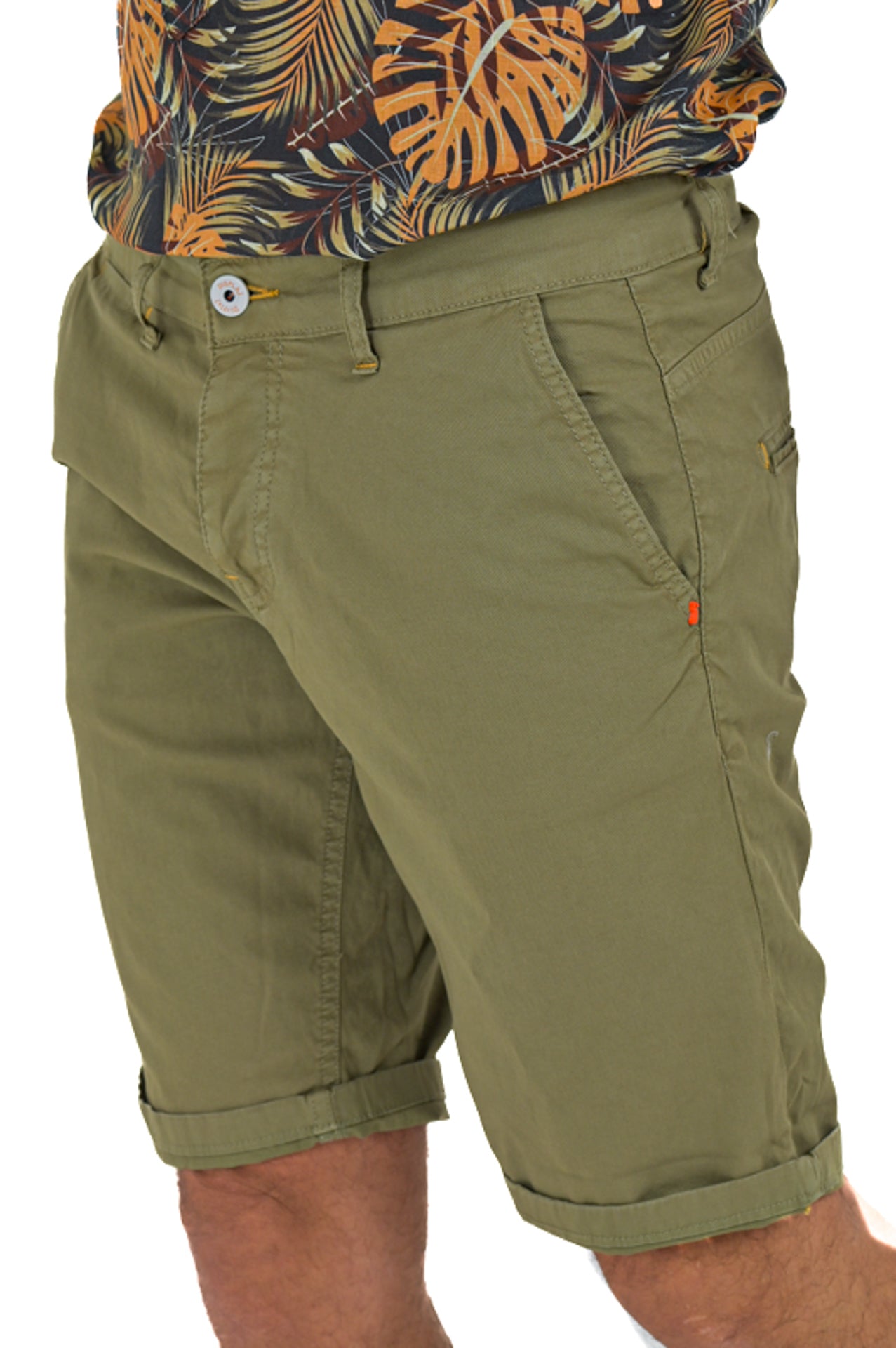 Martin Maldives Blue Slim Cotton Bermuda SS25