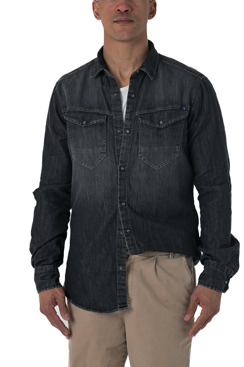 Camicia in denim regular Park Blk Music FW 24/25