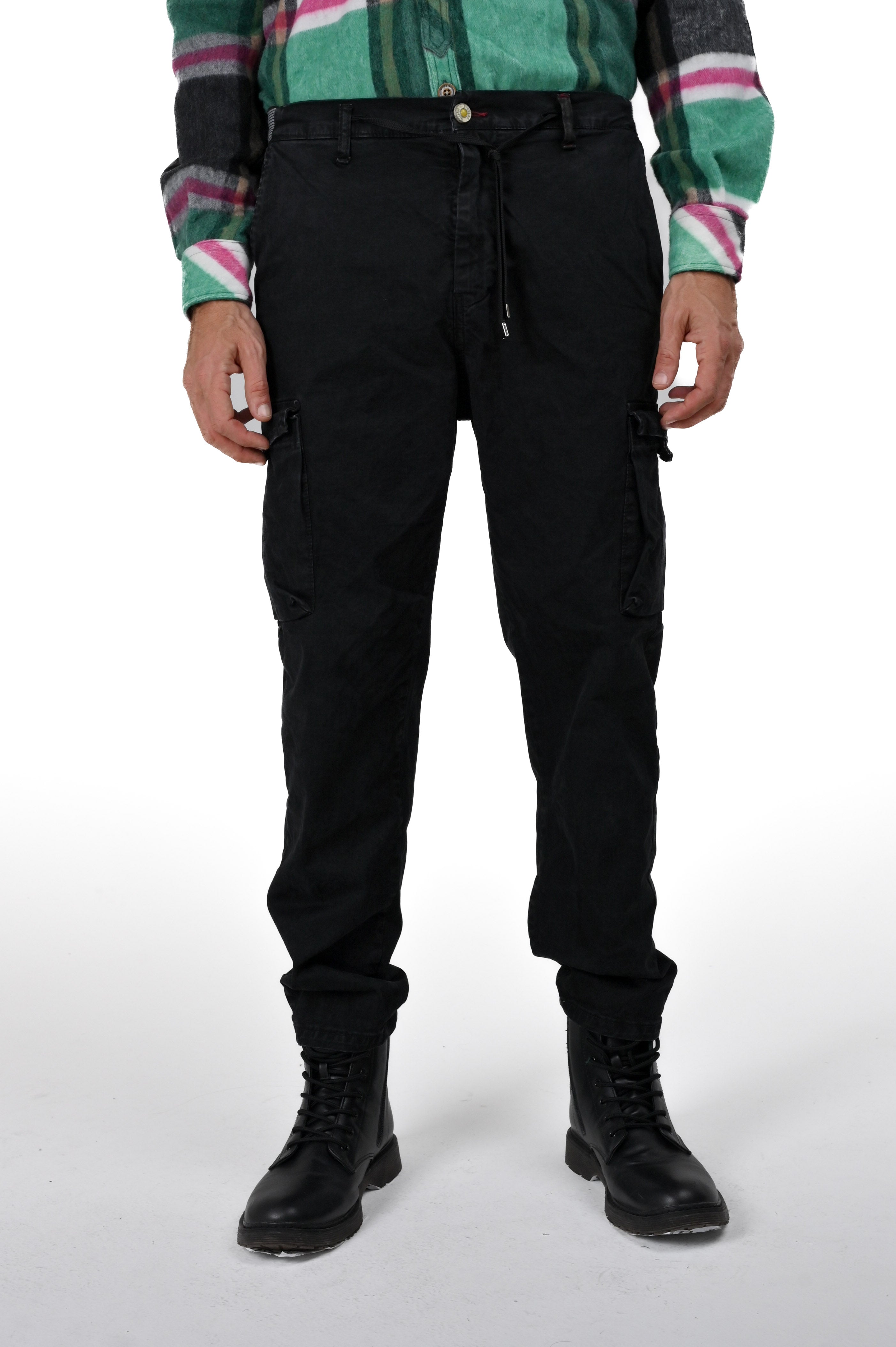 Pantaloni regular Screen Raso in cotone FW23/24