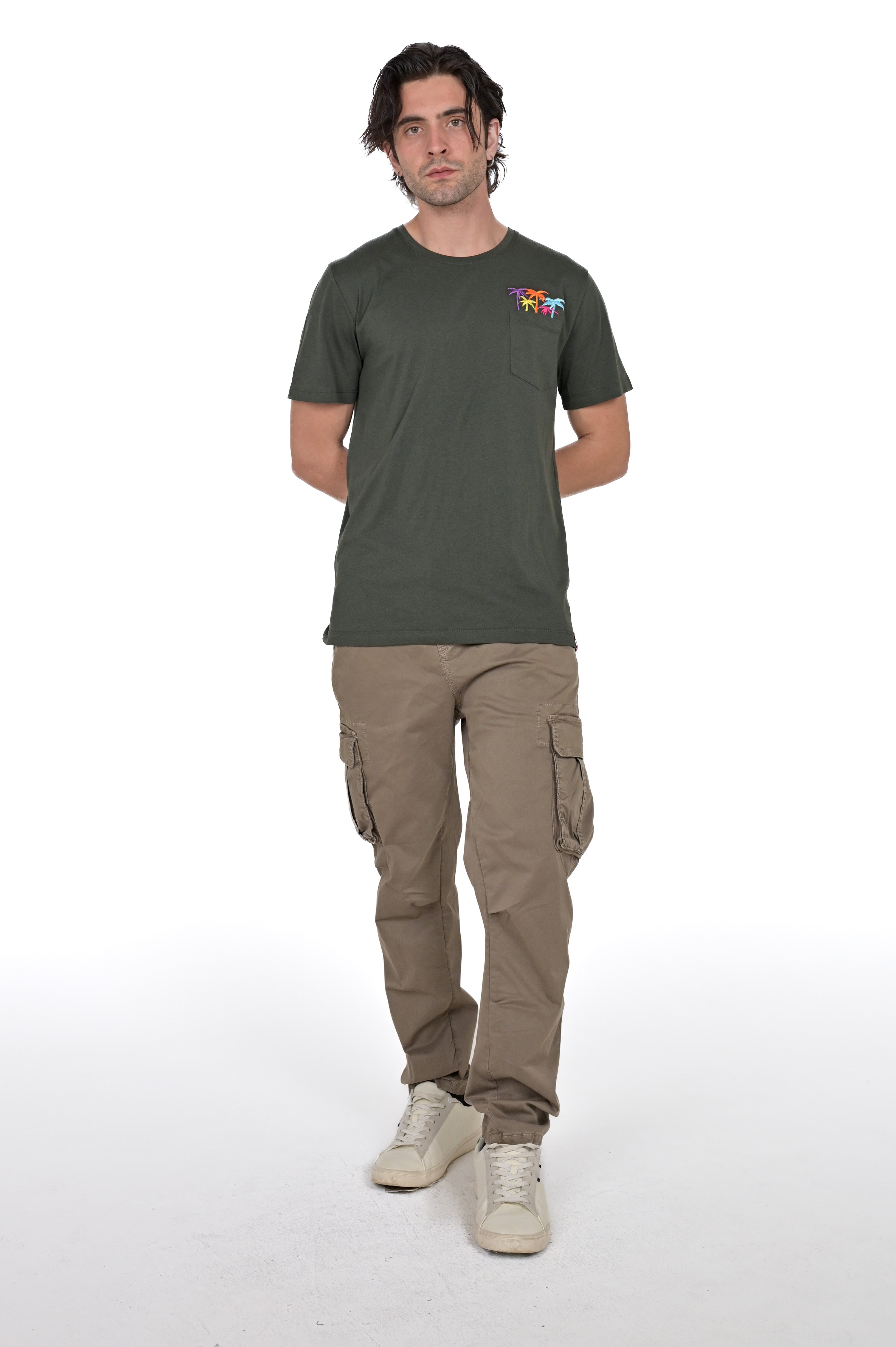 T-Shirt regular DPE 2416 militare SS24