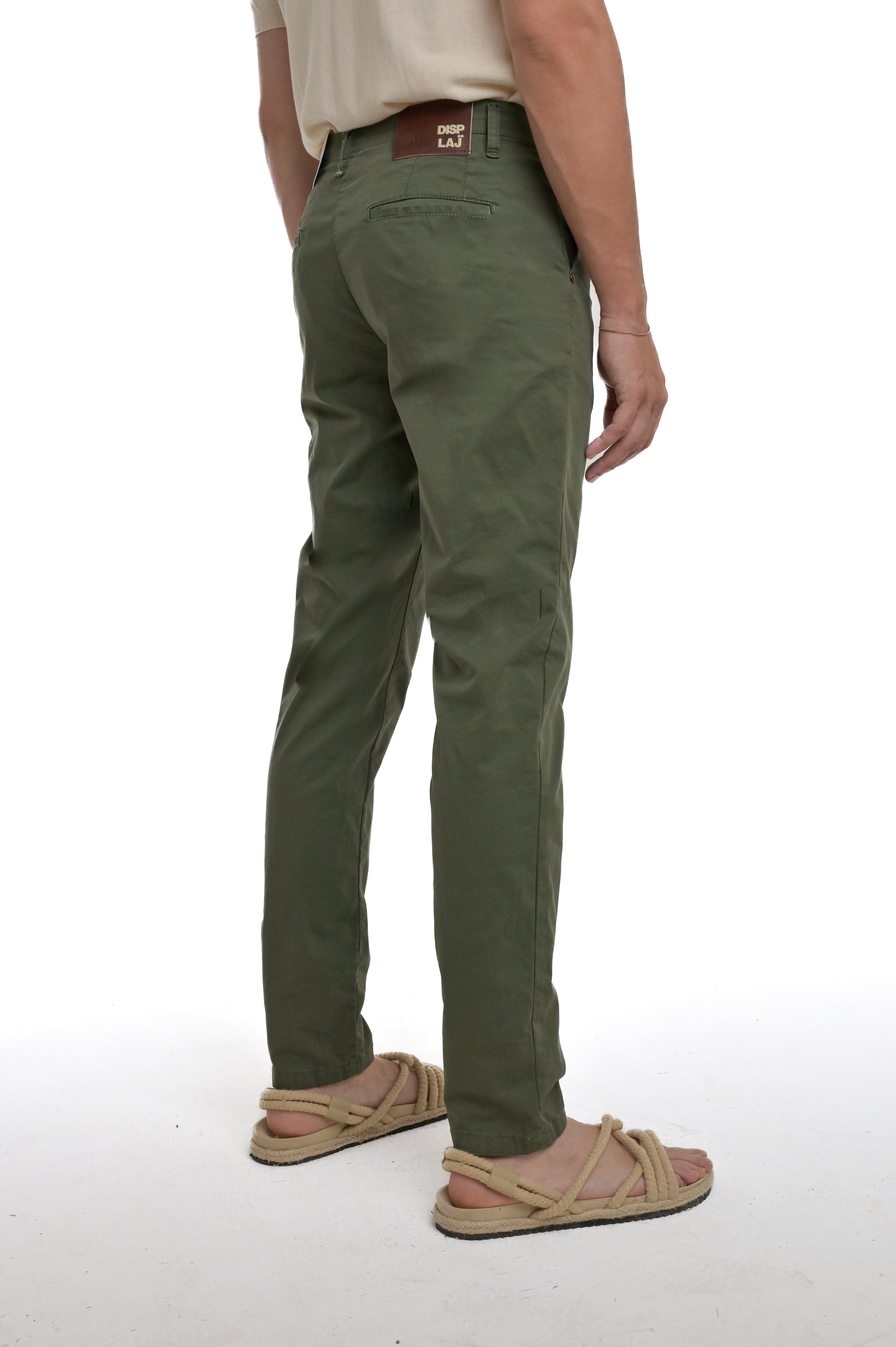 Slim Cotton Trousers Sonic Sant Beige SS25