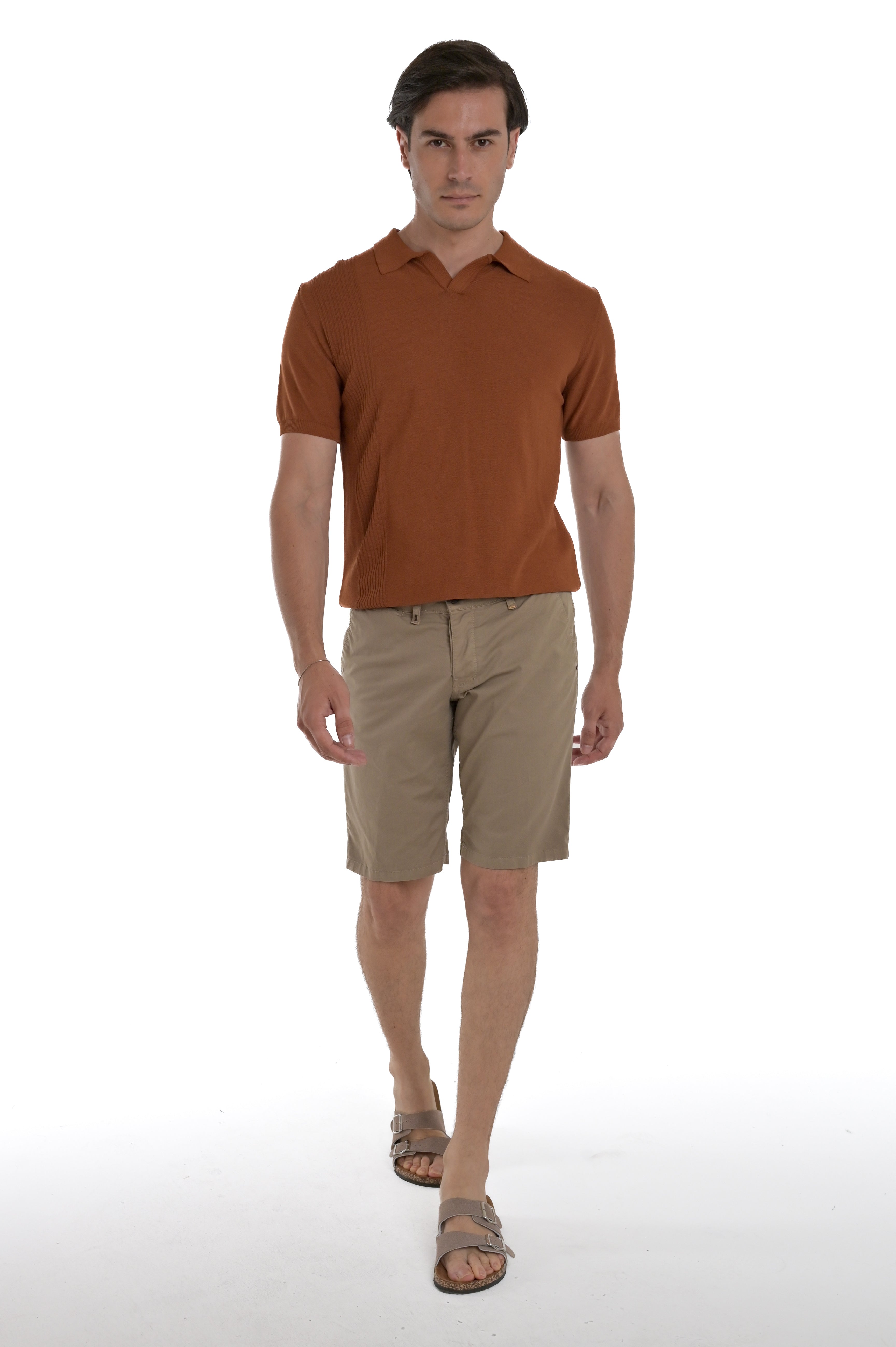 Polo regular DS 2585 arancio SS25