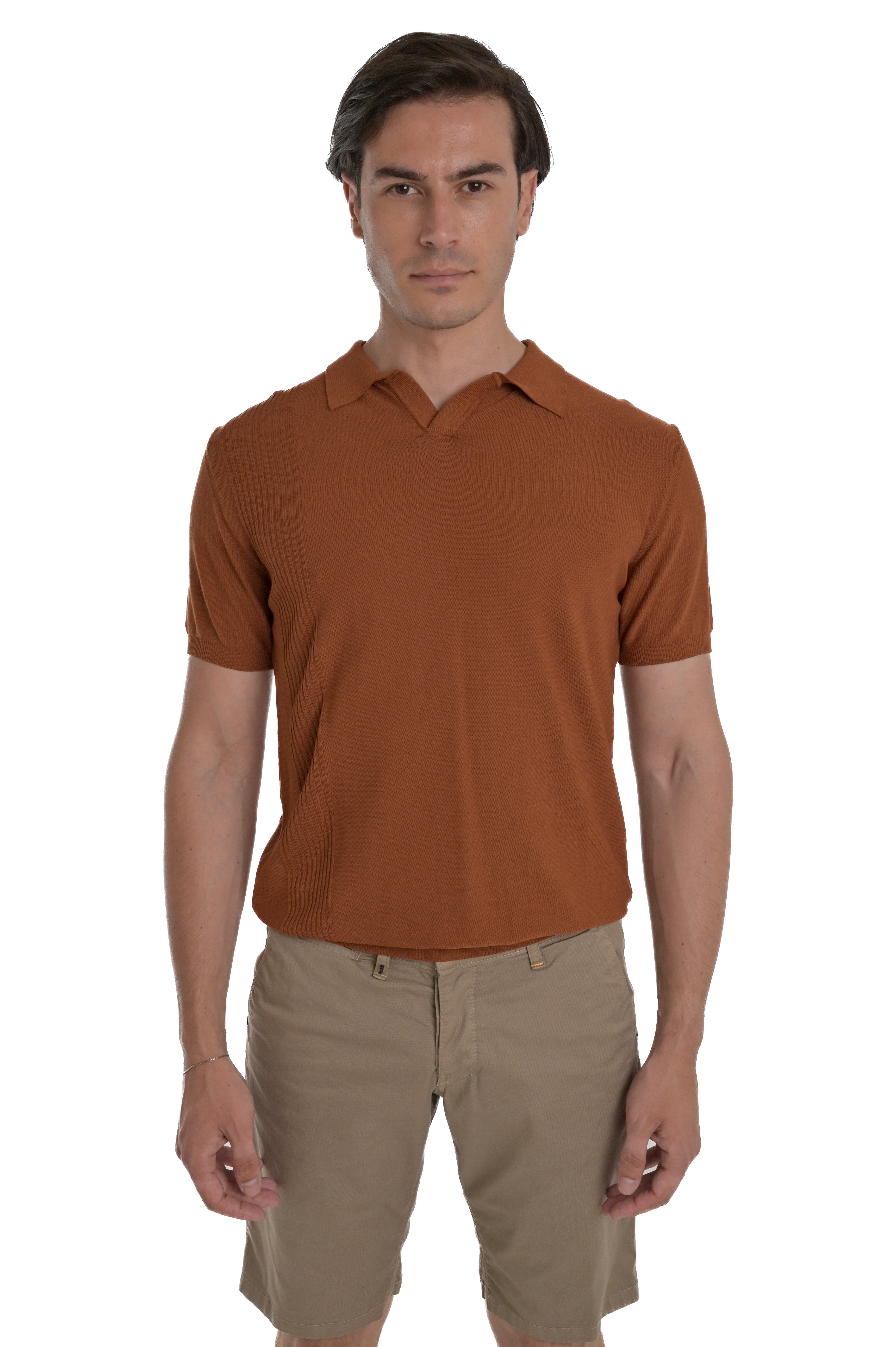 Polo regular DS 2585 arancio SS25