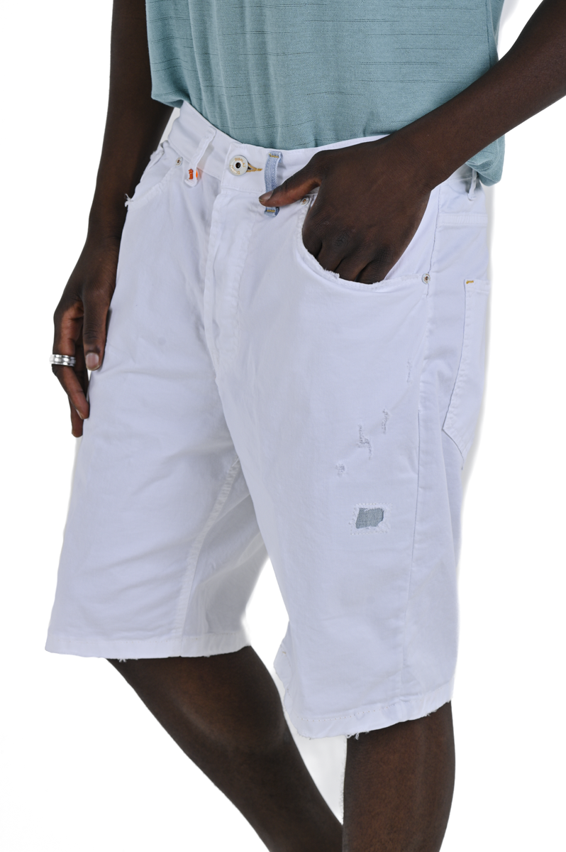 Bermuda in cotone loose Frutta AM3 SS24