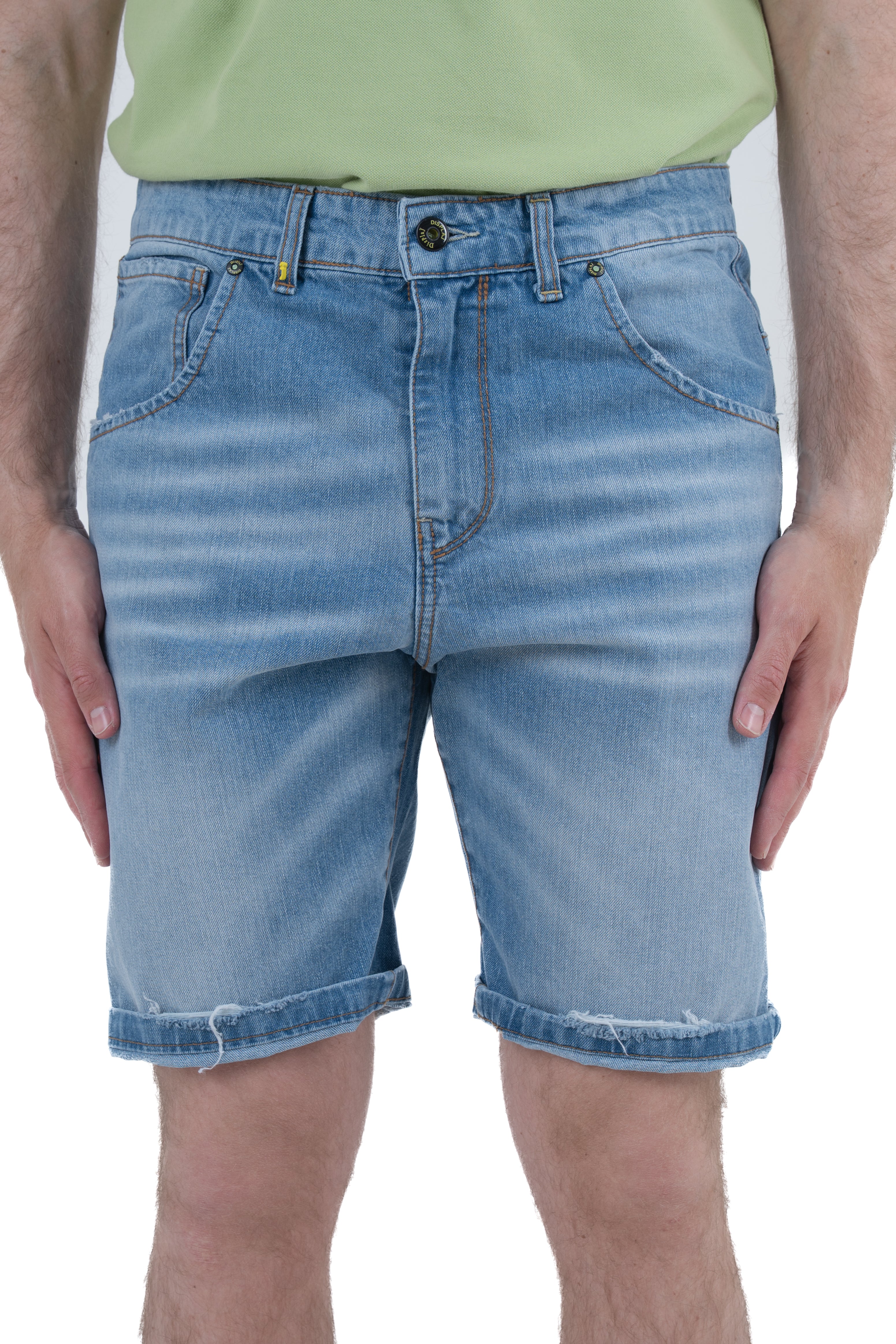 GIS PRE24 SS24 regular denim shorts