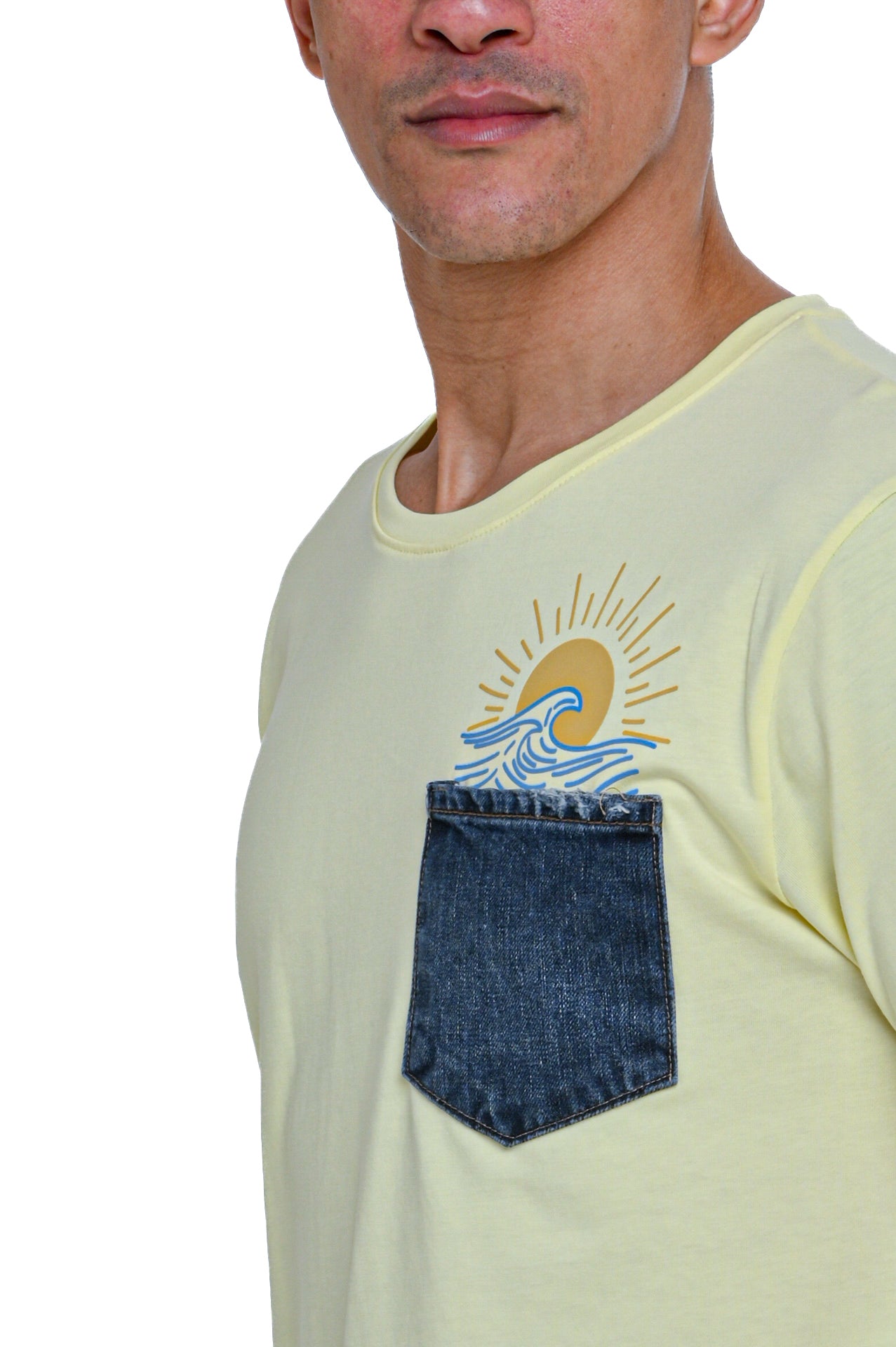 DPE 2330 Yellow Pocket T-Shirt SS23