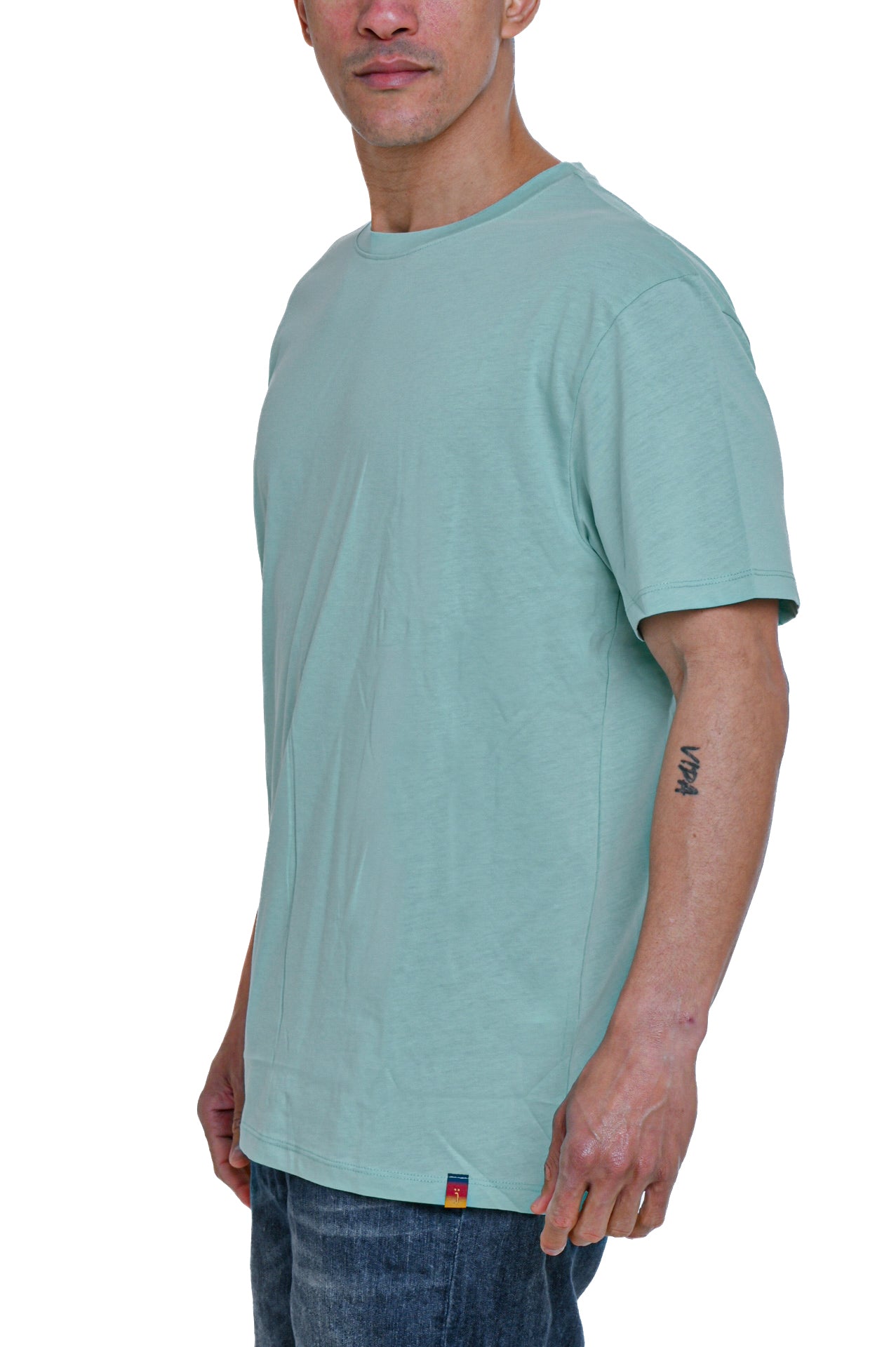 Loose T-Shirt DPE 2403 Over water green SS24