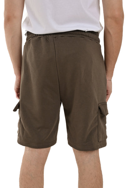 Regular Flow Green Cotton Bermuda SS24