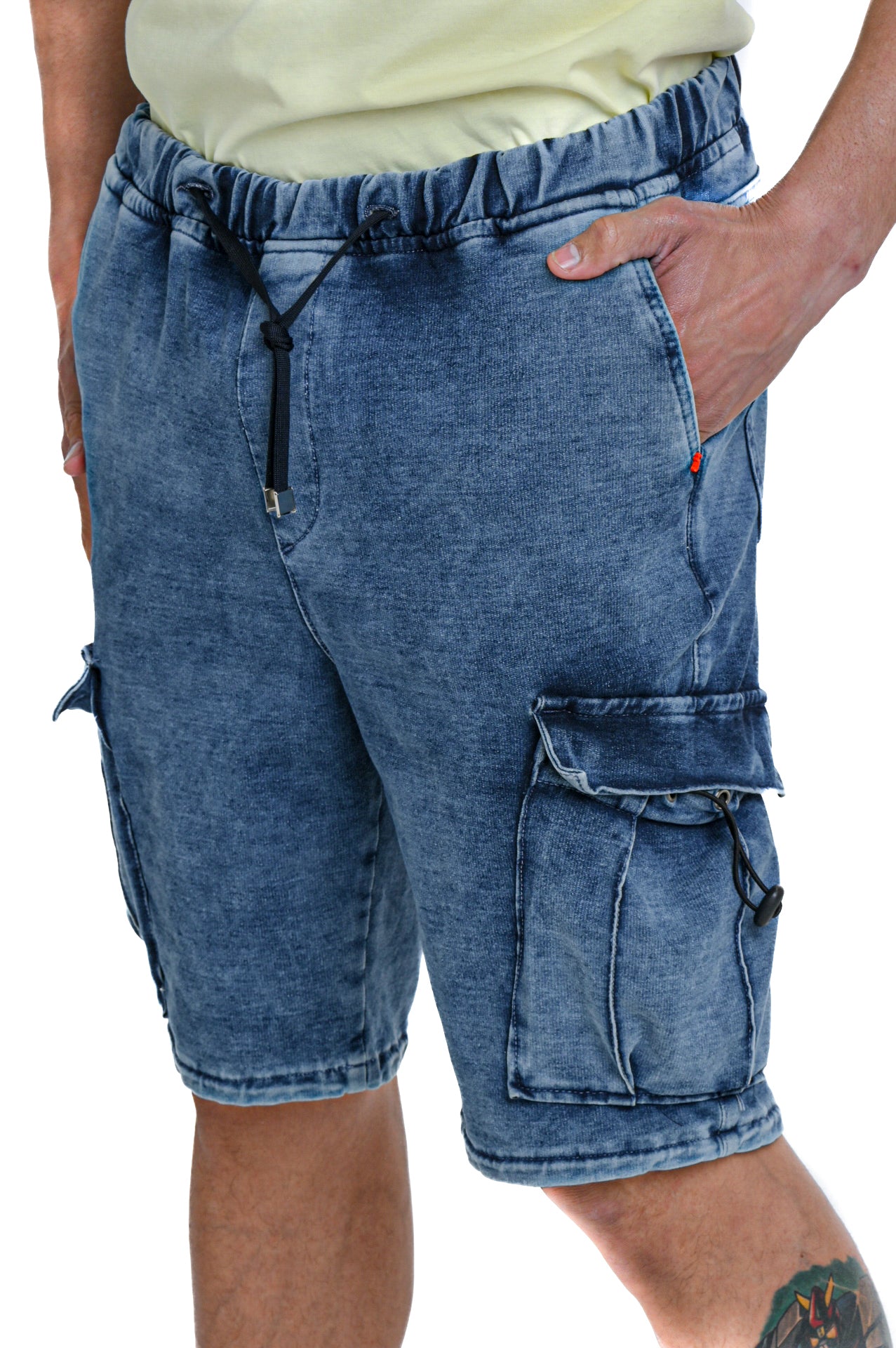 STAND LK/11 regular denim Bermuda shorts