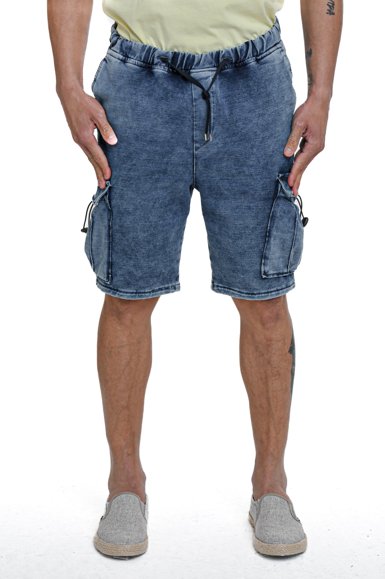 STAND LK/11 regular denim Bermuda shorts