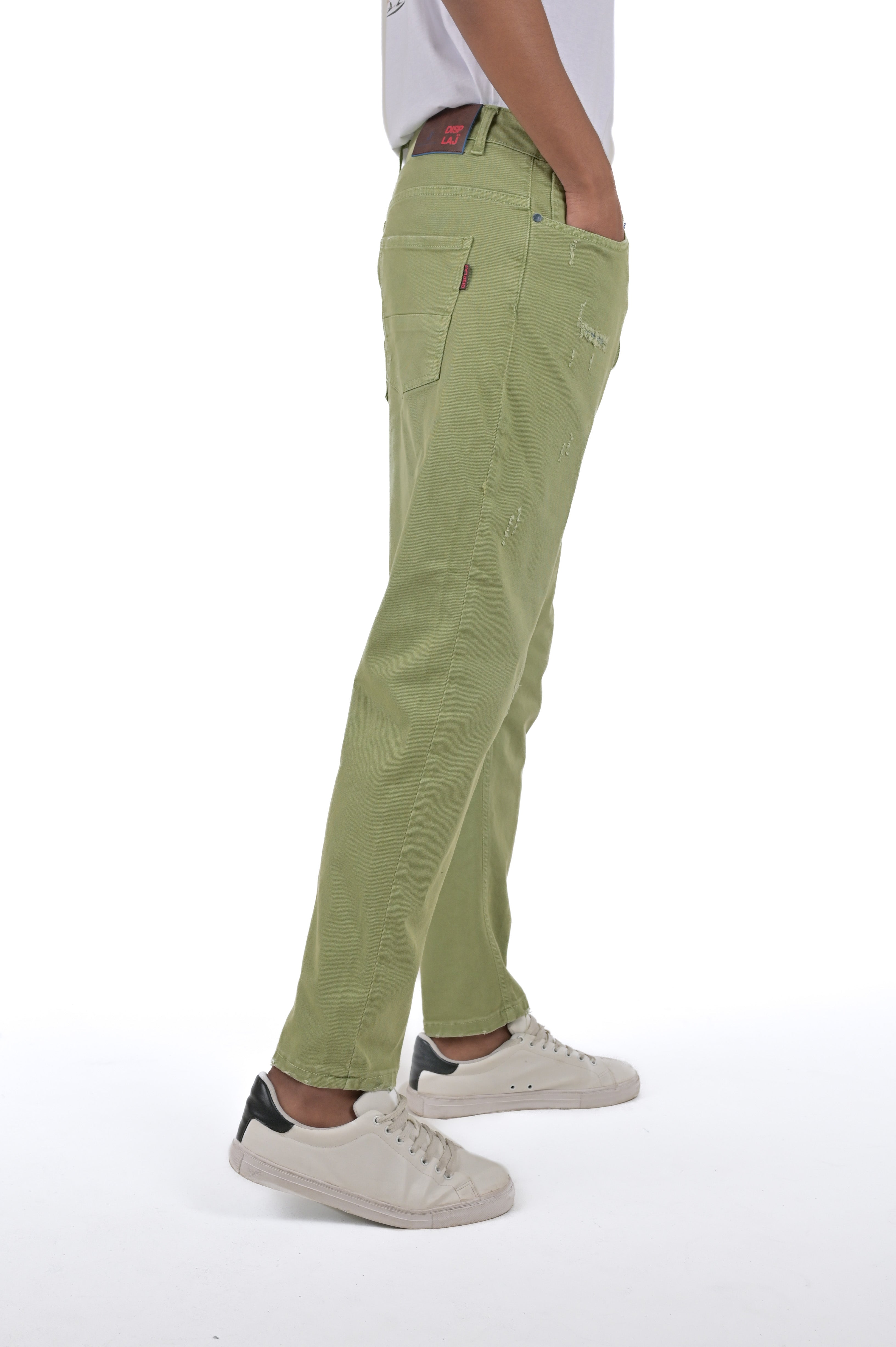 Pantaloni loose Wide M1 verde pera SS24