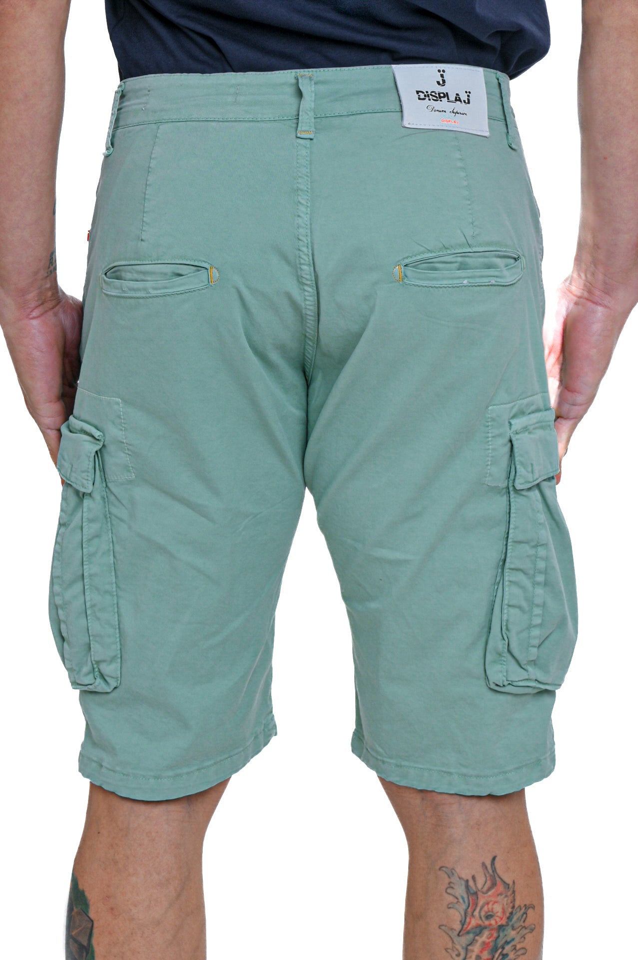 Bermuda in cotone regular Extreme Verde Acqua SS24