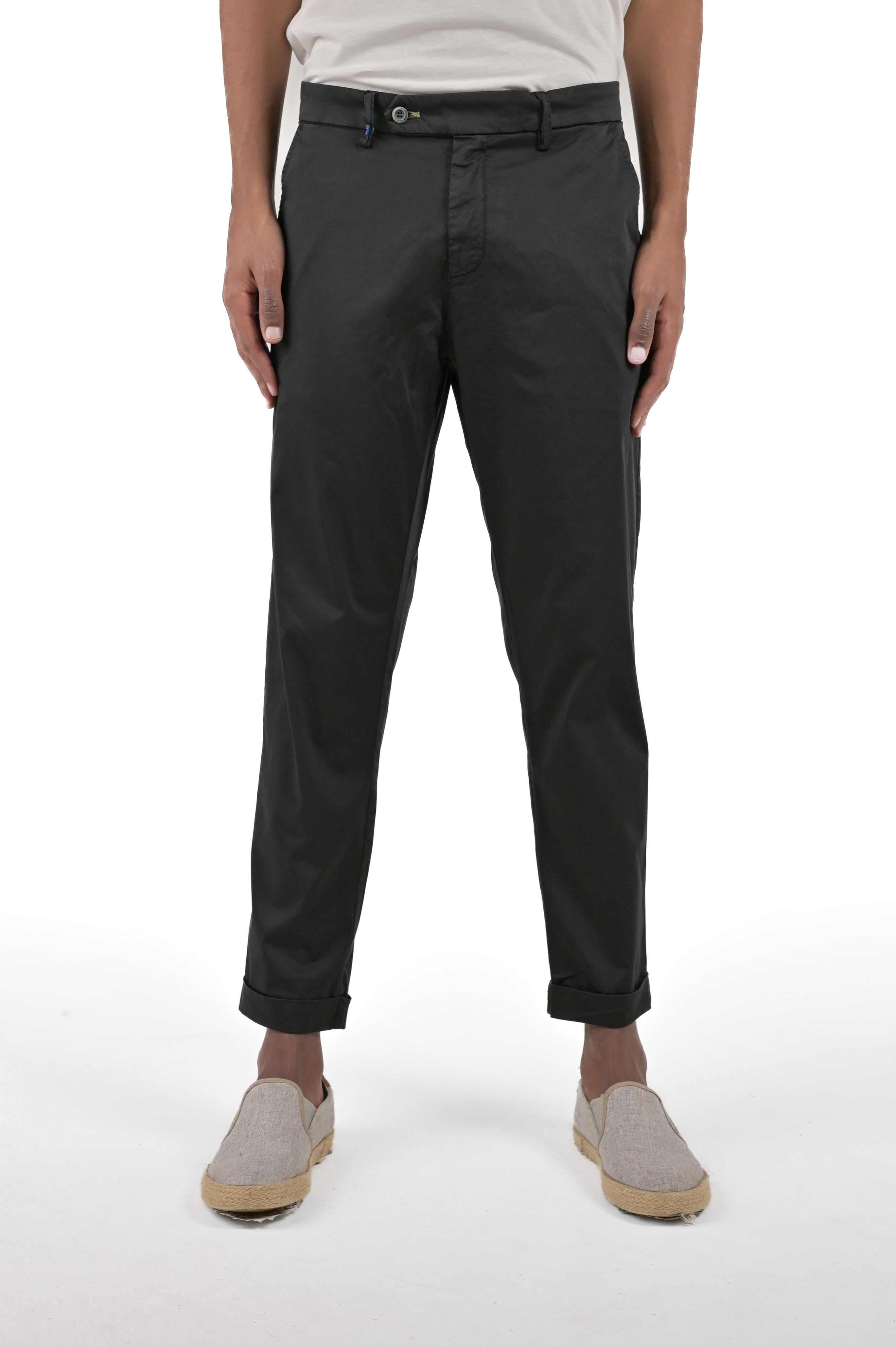 Classic slim Racket Maribor black SS24 trousers