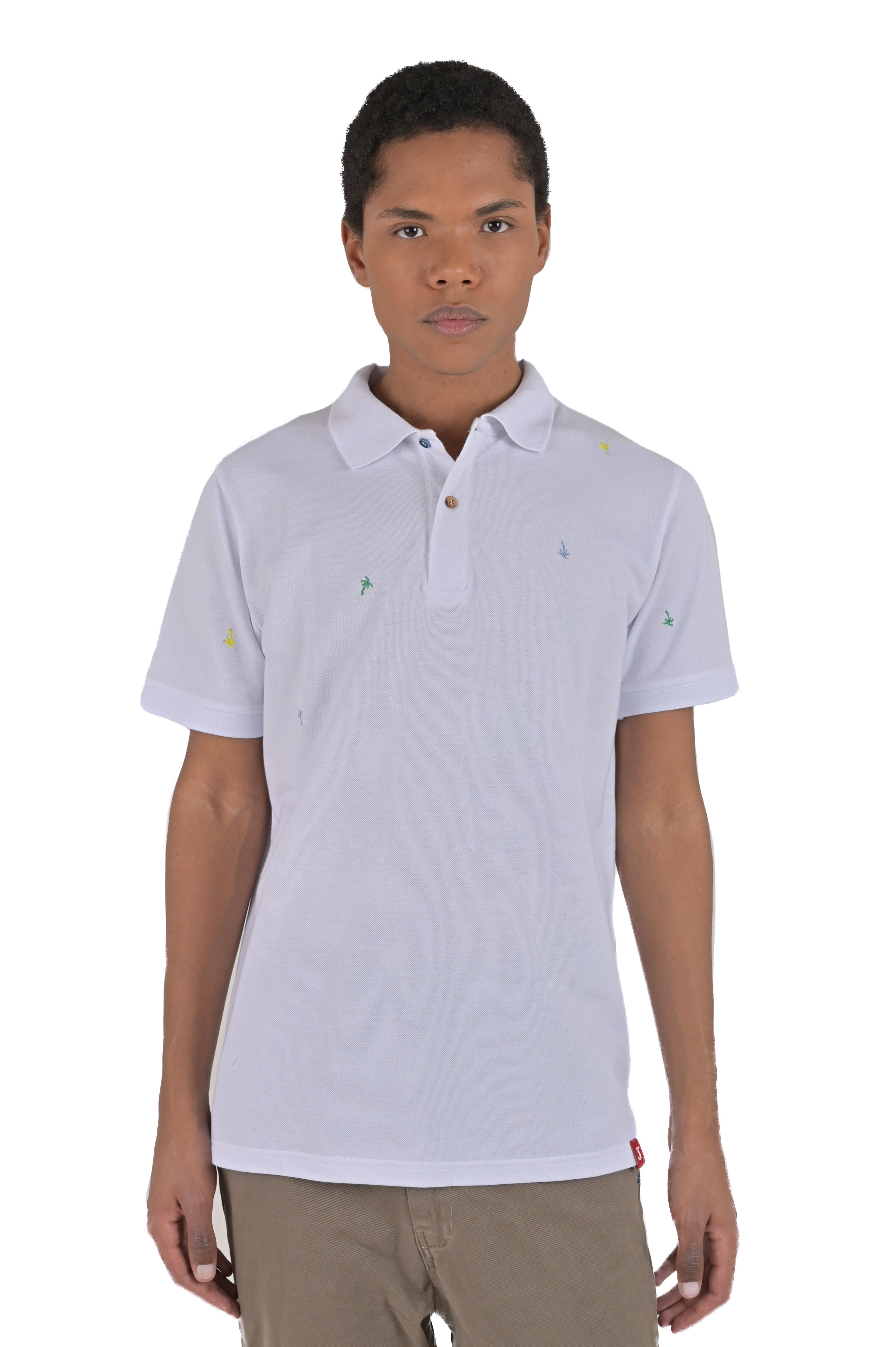 White Kaloa regular polo shirt SS24