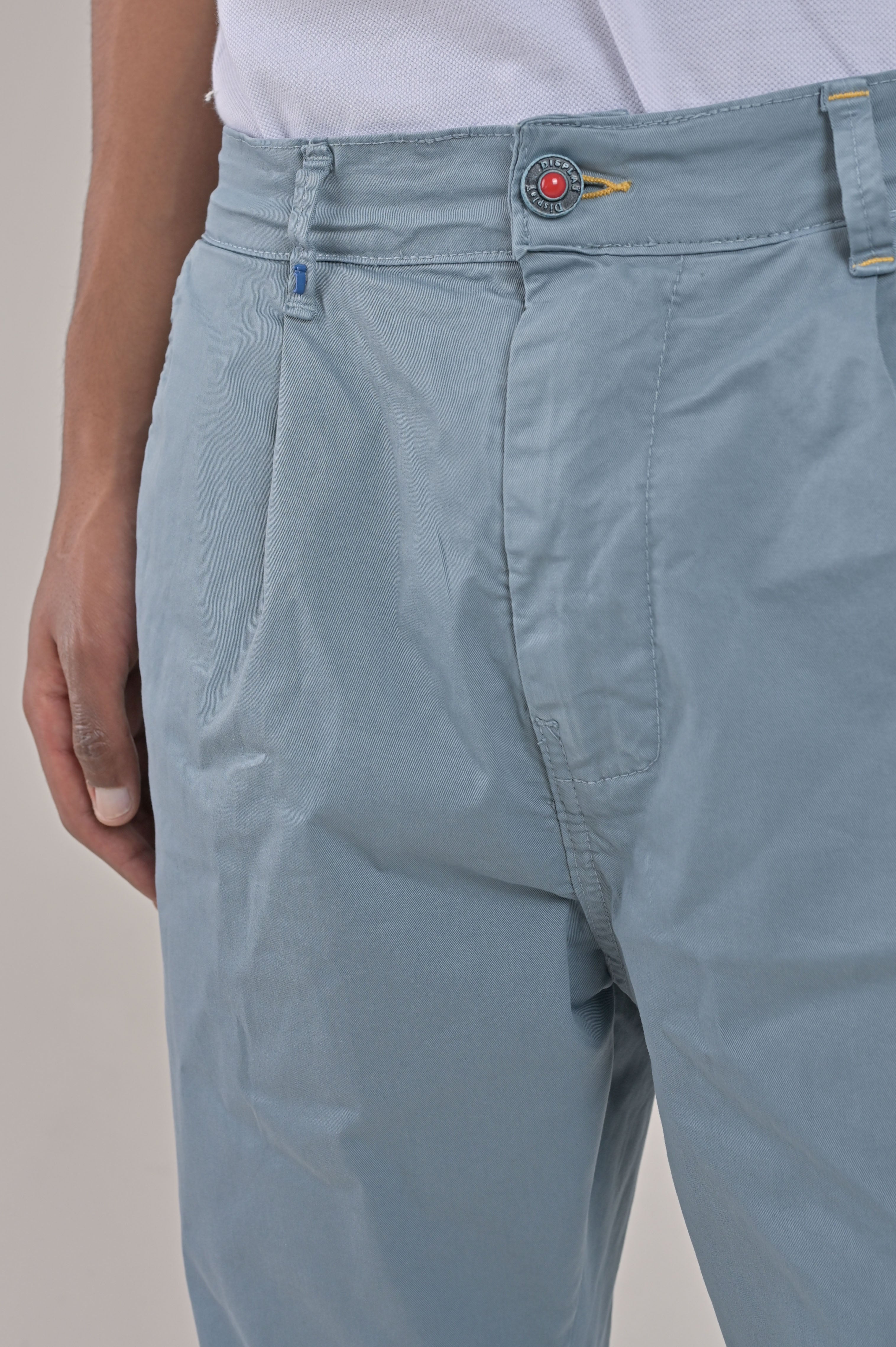 Pantaloni tapered New Private zucchero SS24