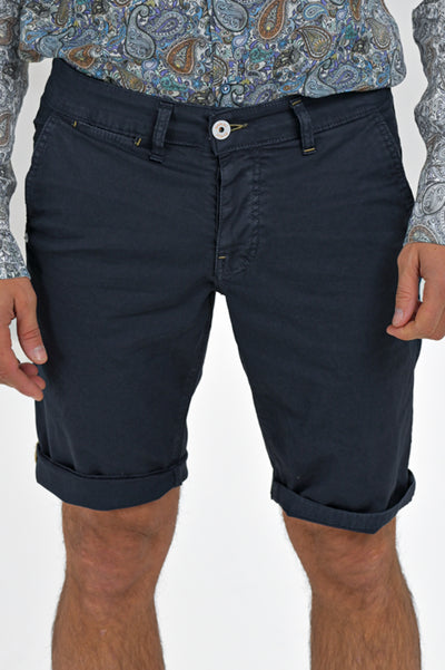 Martin Maldives Blue Slim Cotton Bermuda SS25