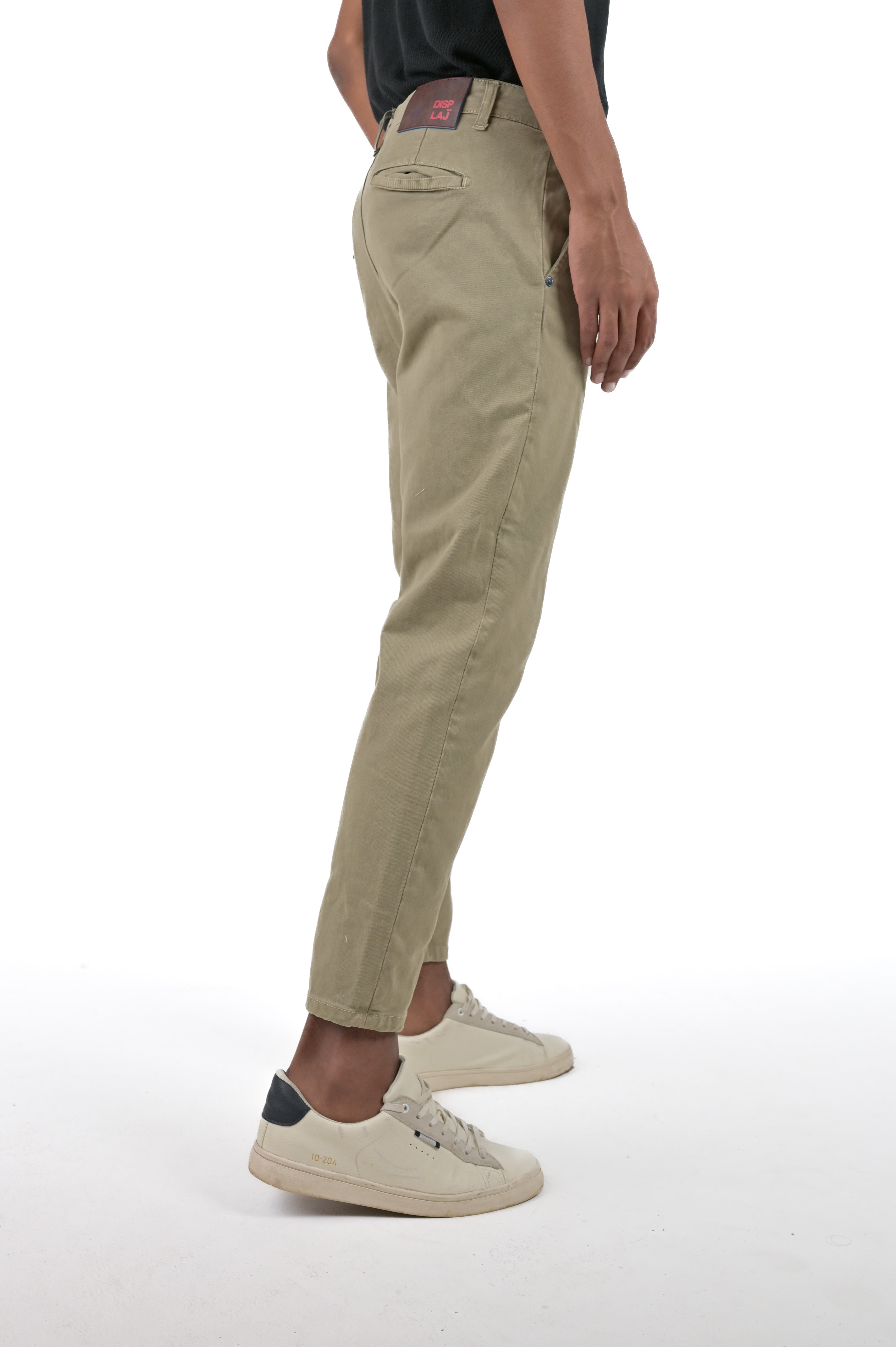 Groove Libeccio Slim Cotton Pants Green SS24