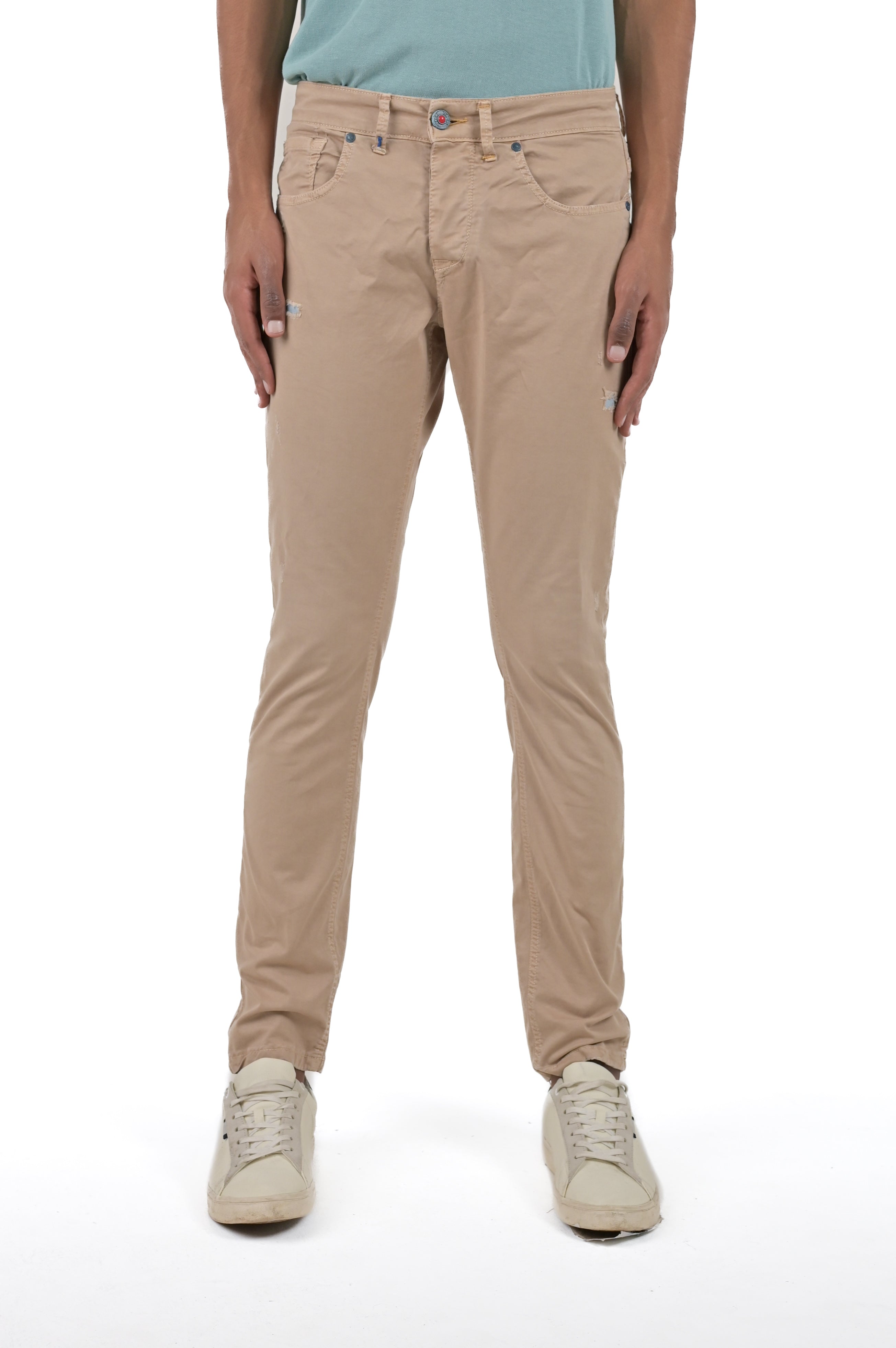 Jeans slim New London AM4 beige SS24