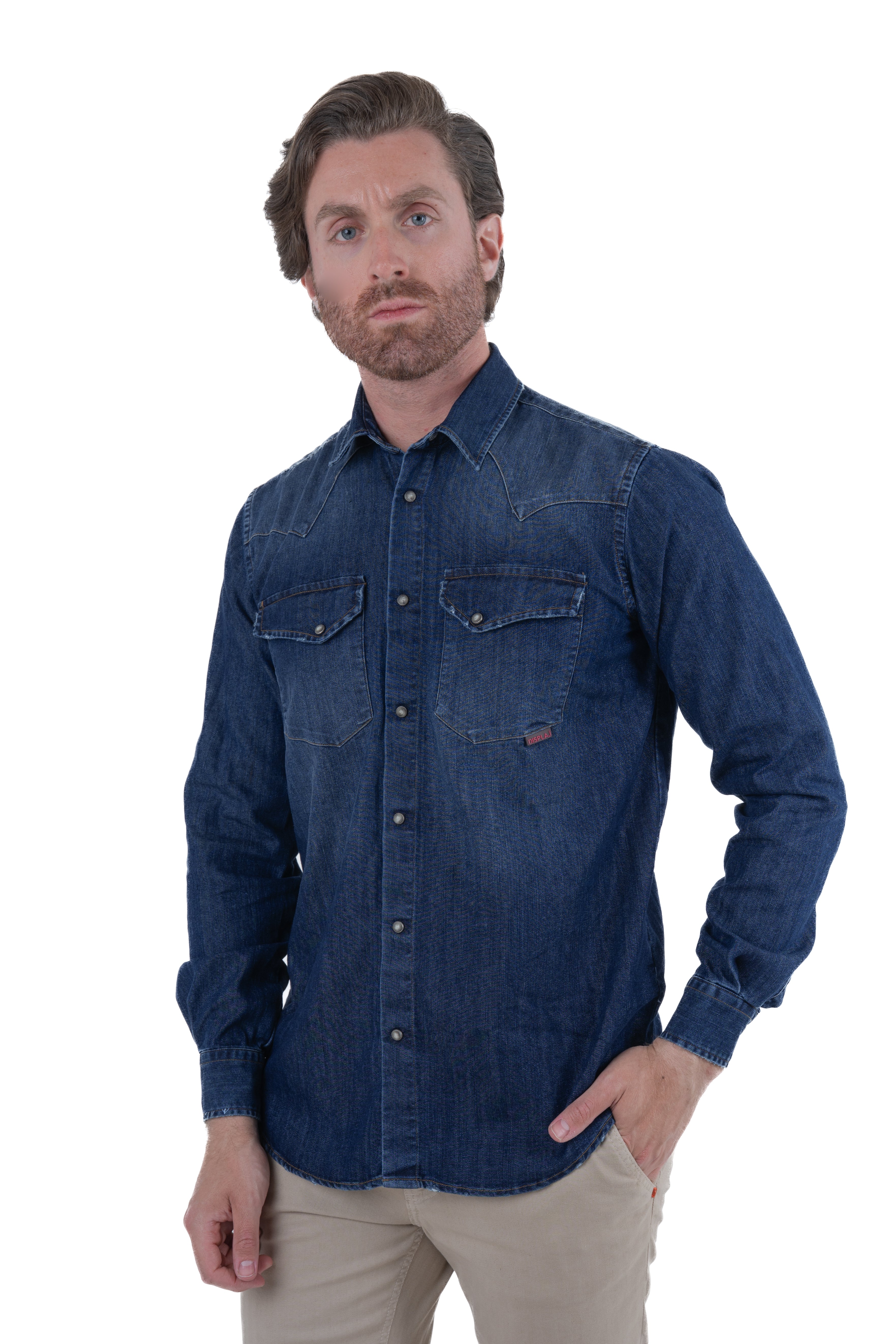 Spy C001 Medium Regular Denim Shirt SS25