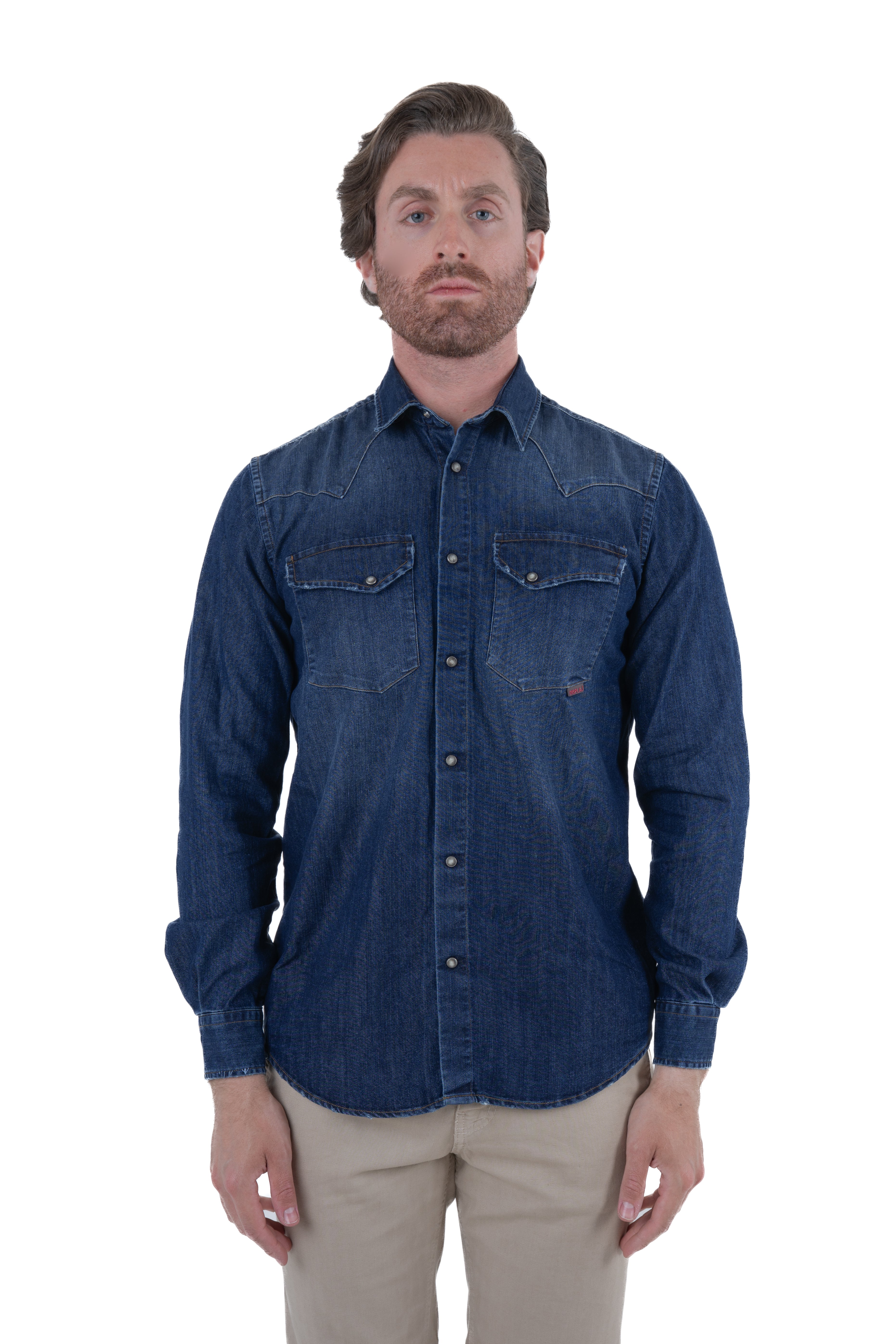 Spy C001 Medium Regular Denim Shirt SS25