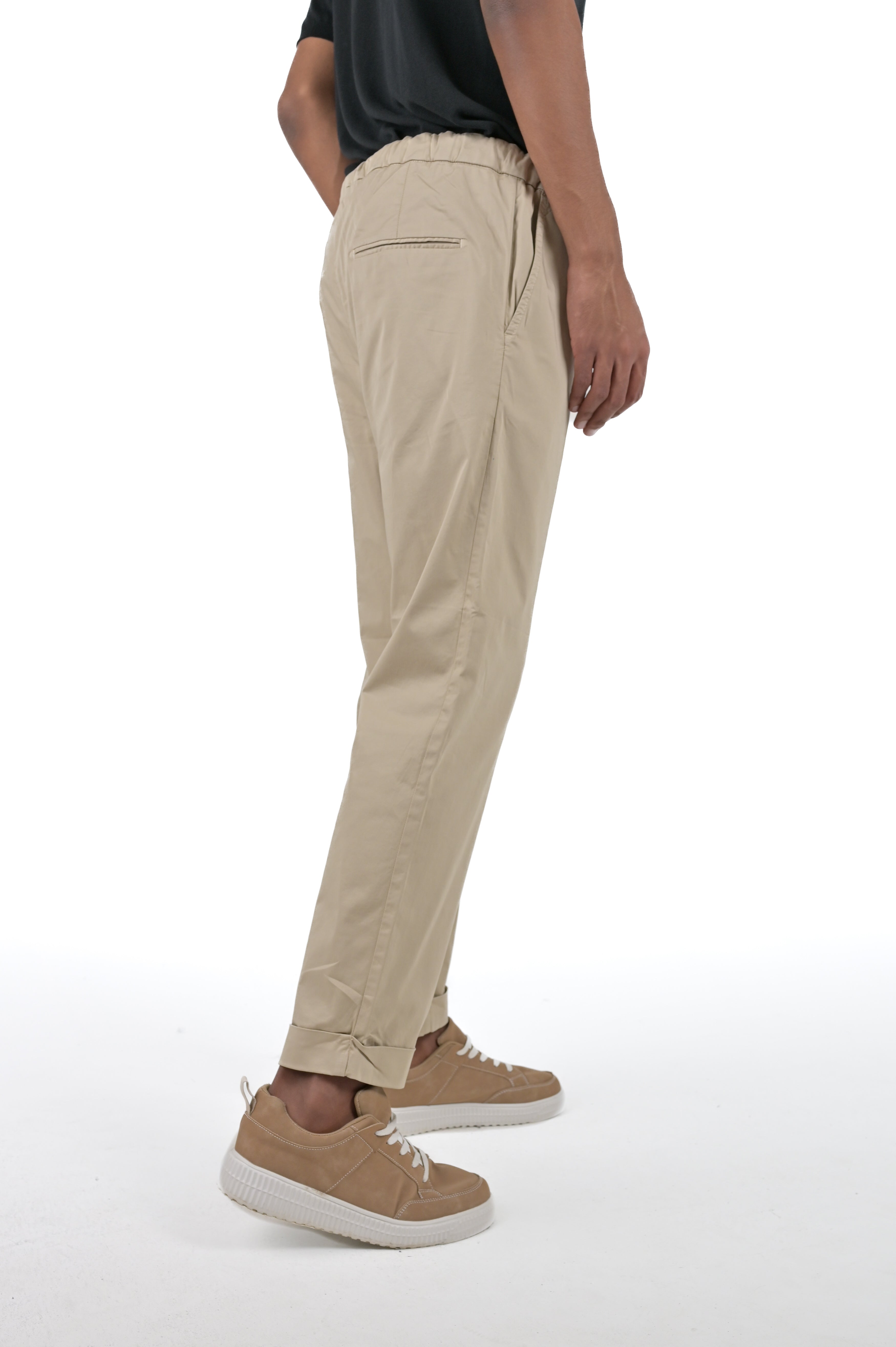 Pantaloni classici tapered Net Maribor beige SS24