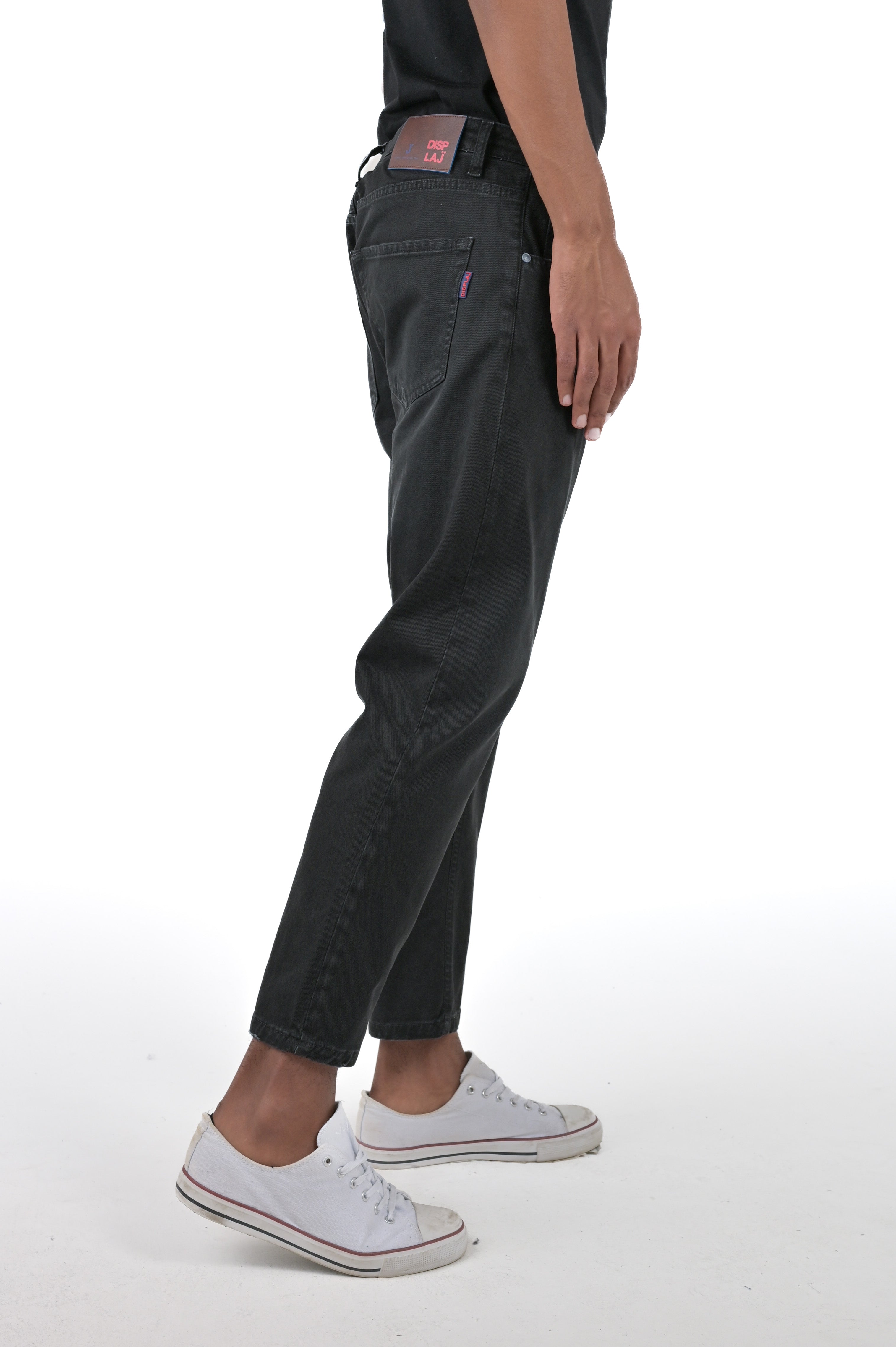 Pantaloni slim Life Rotture nero SS24