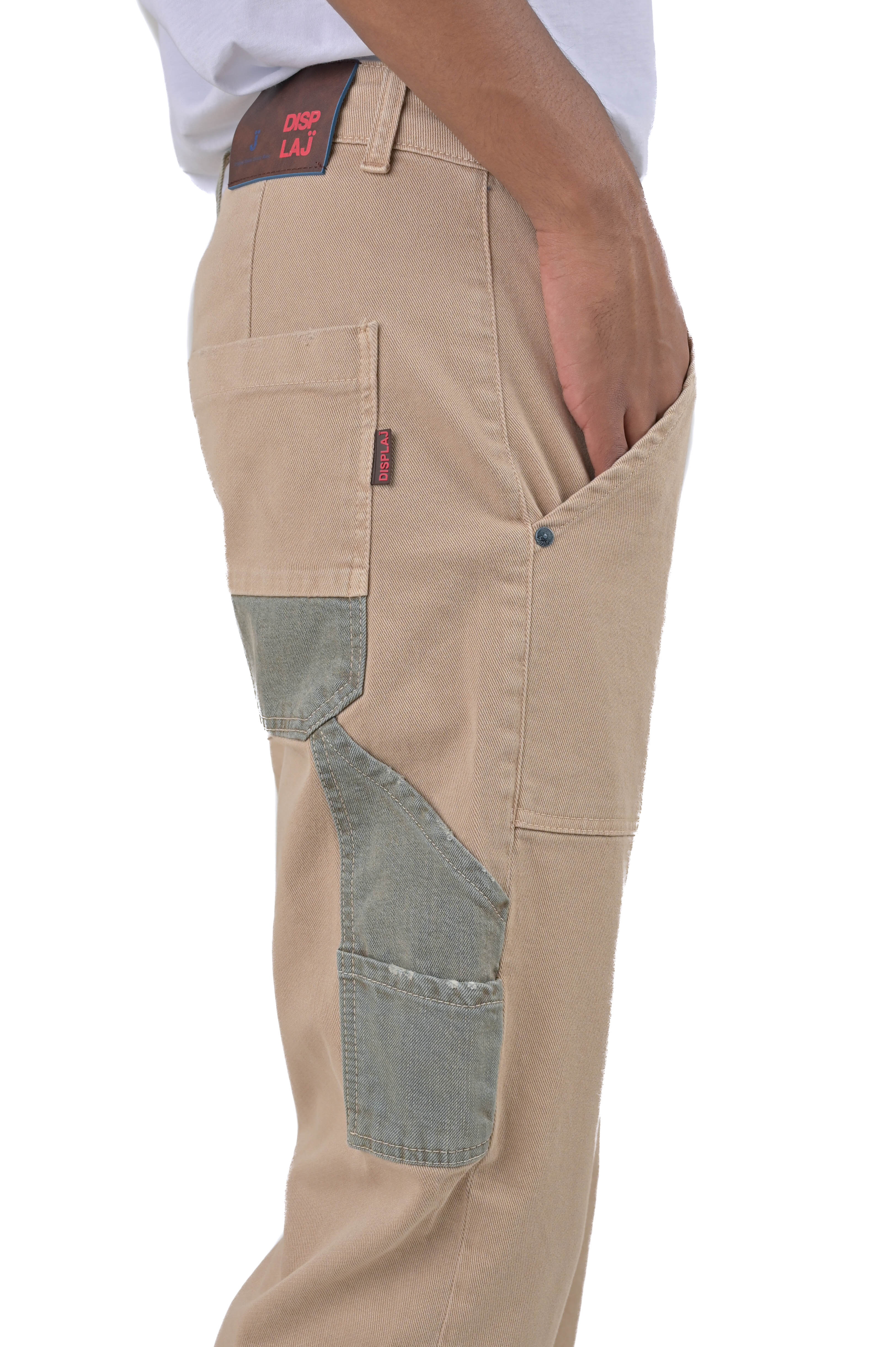 Pantaloni in cotone loose People beige SS24