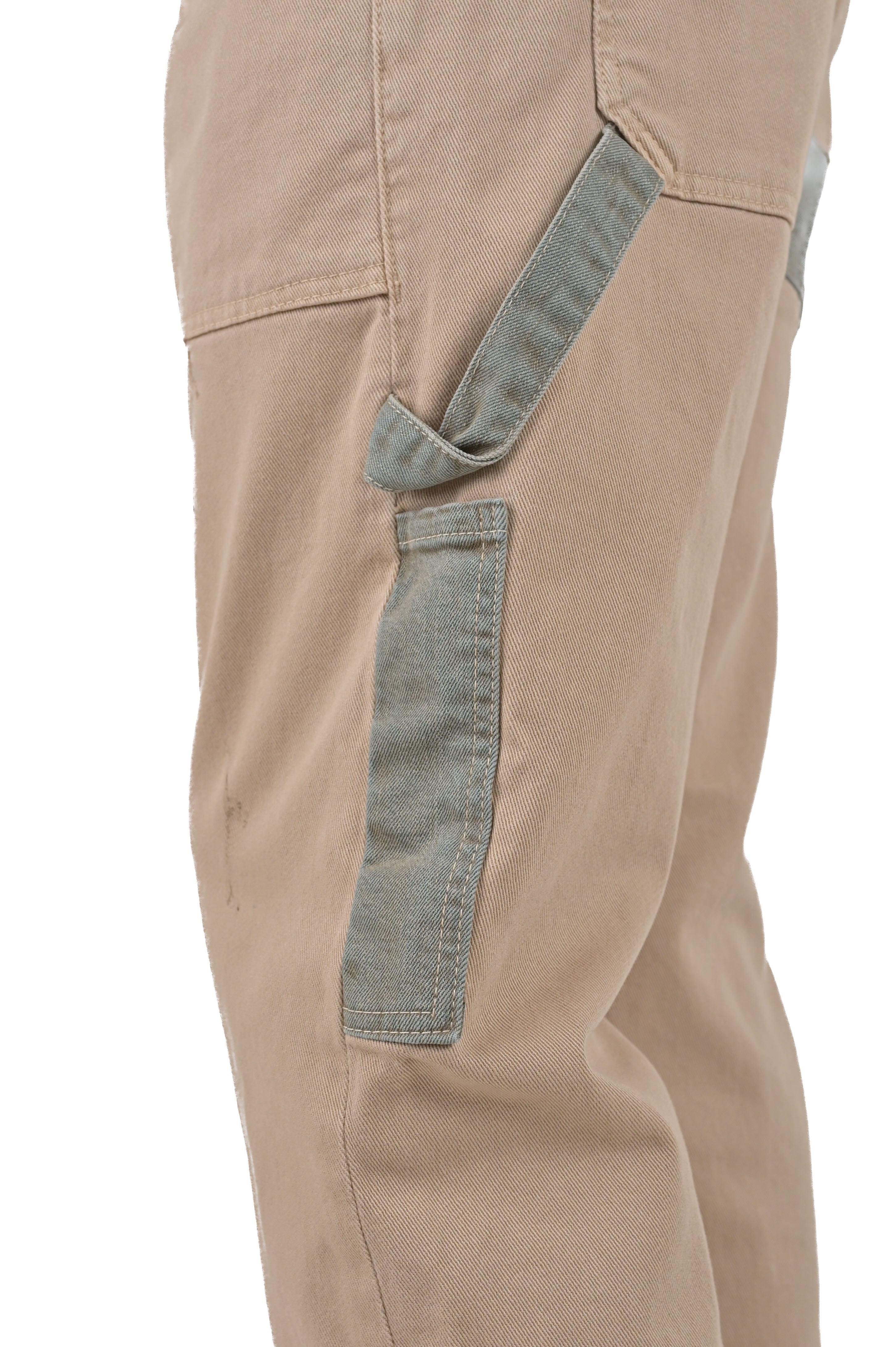 Pantaloni in cotone loose People beige SS24