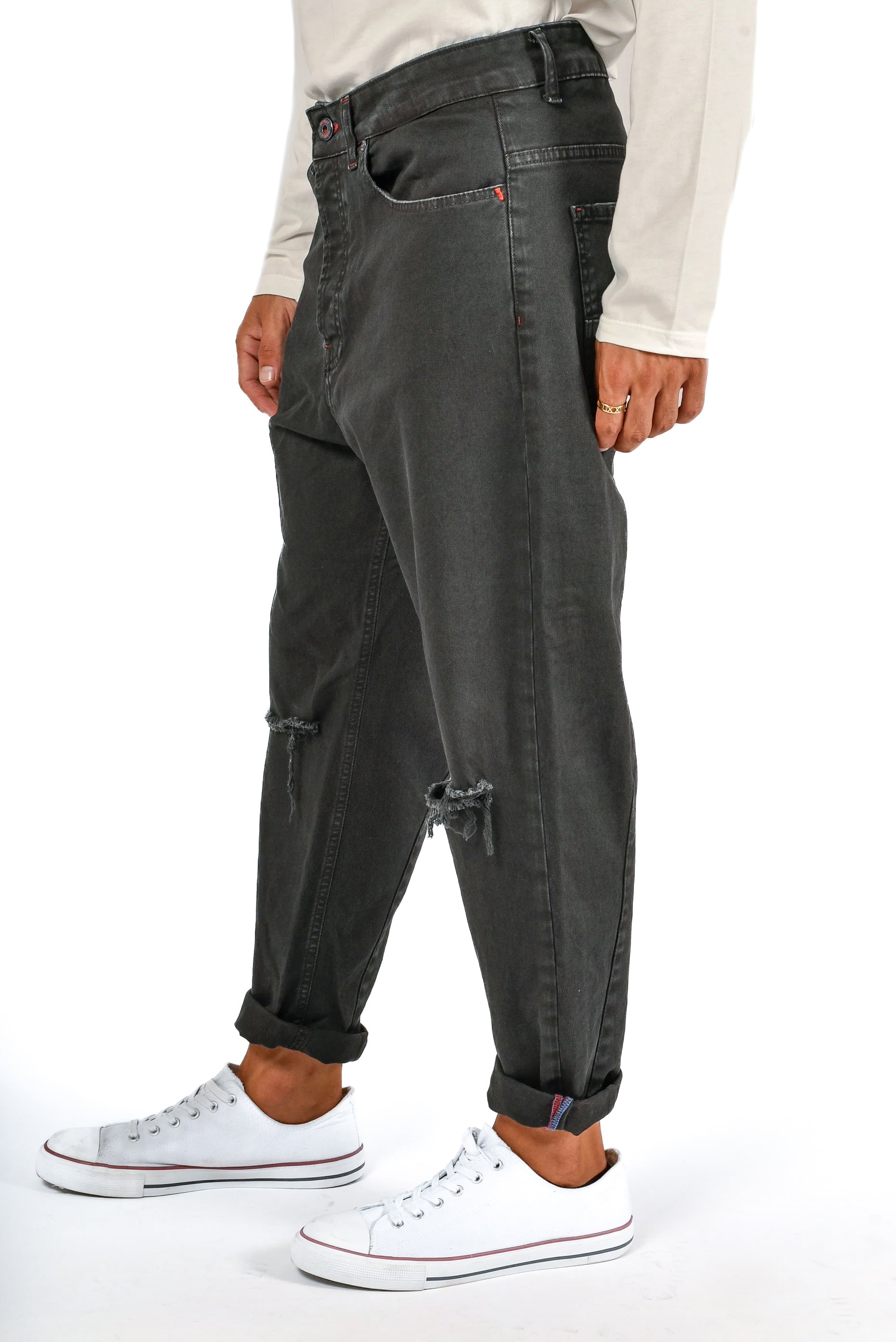 Pantaloni in cotone loose Wide FW 21/22