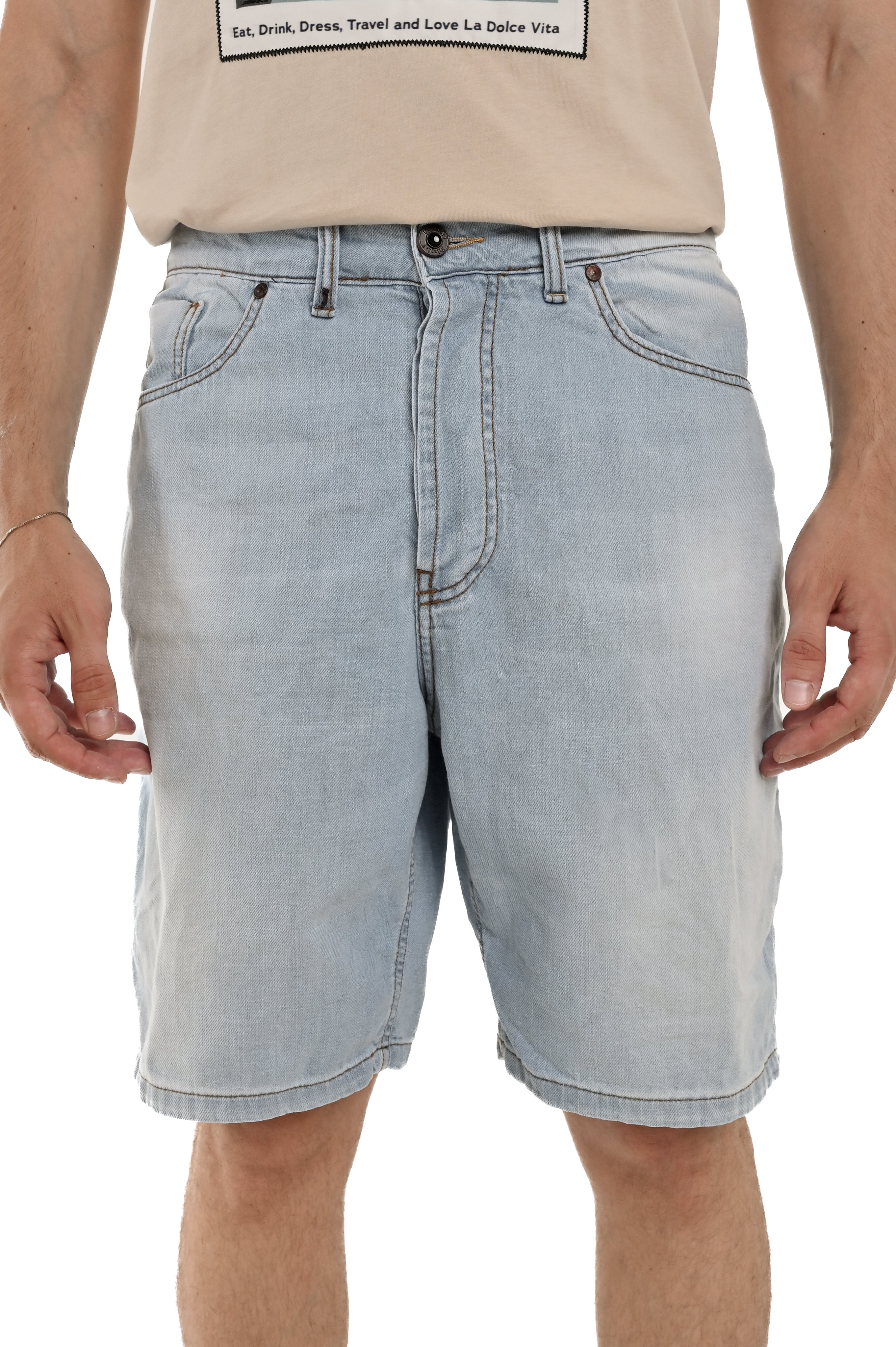Loose denim Bermuda shorts Fruit PE 2550 SS25 