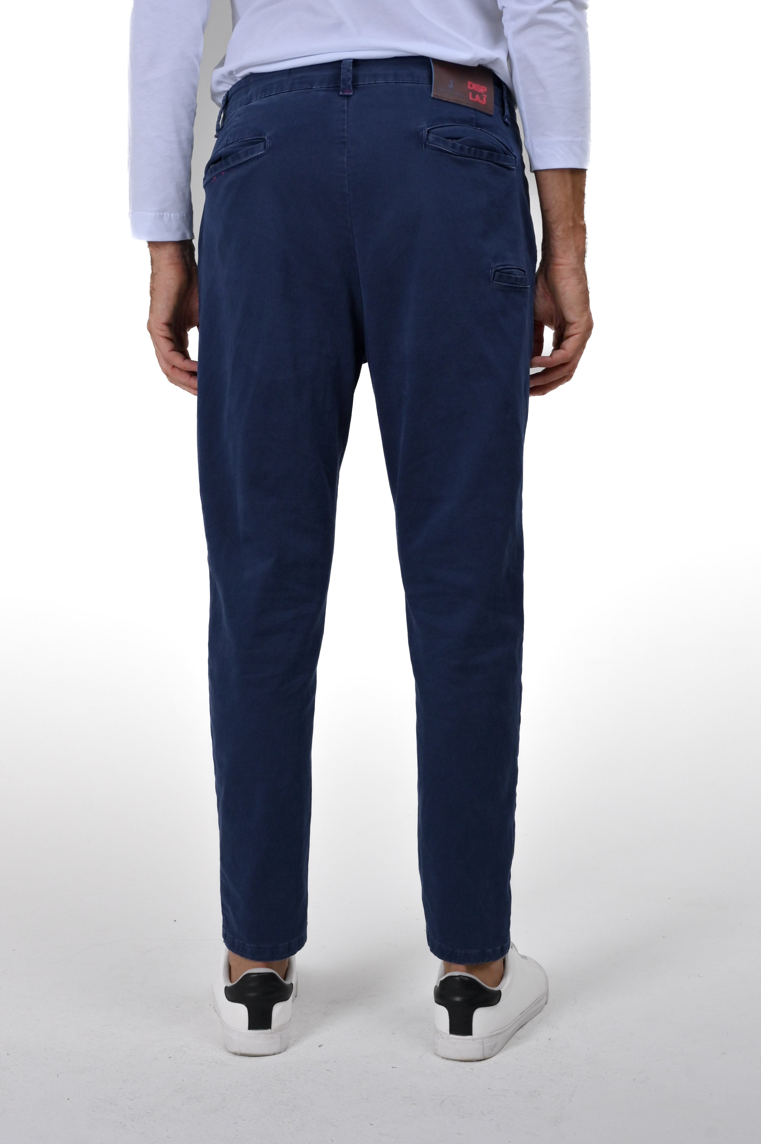 Pantaloni in cotone tapered New Private Gab Inchiostro FW24/25