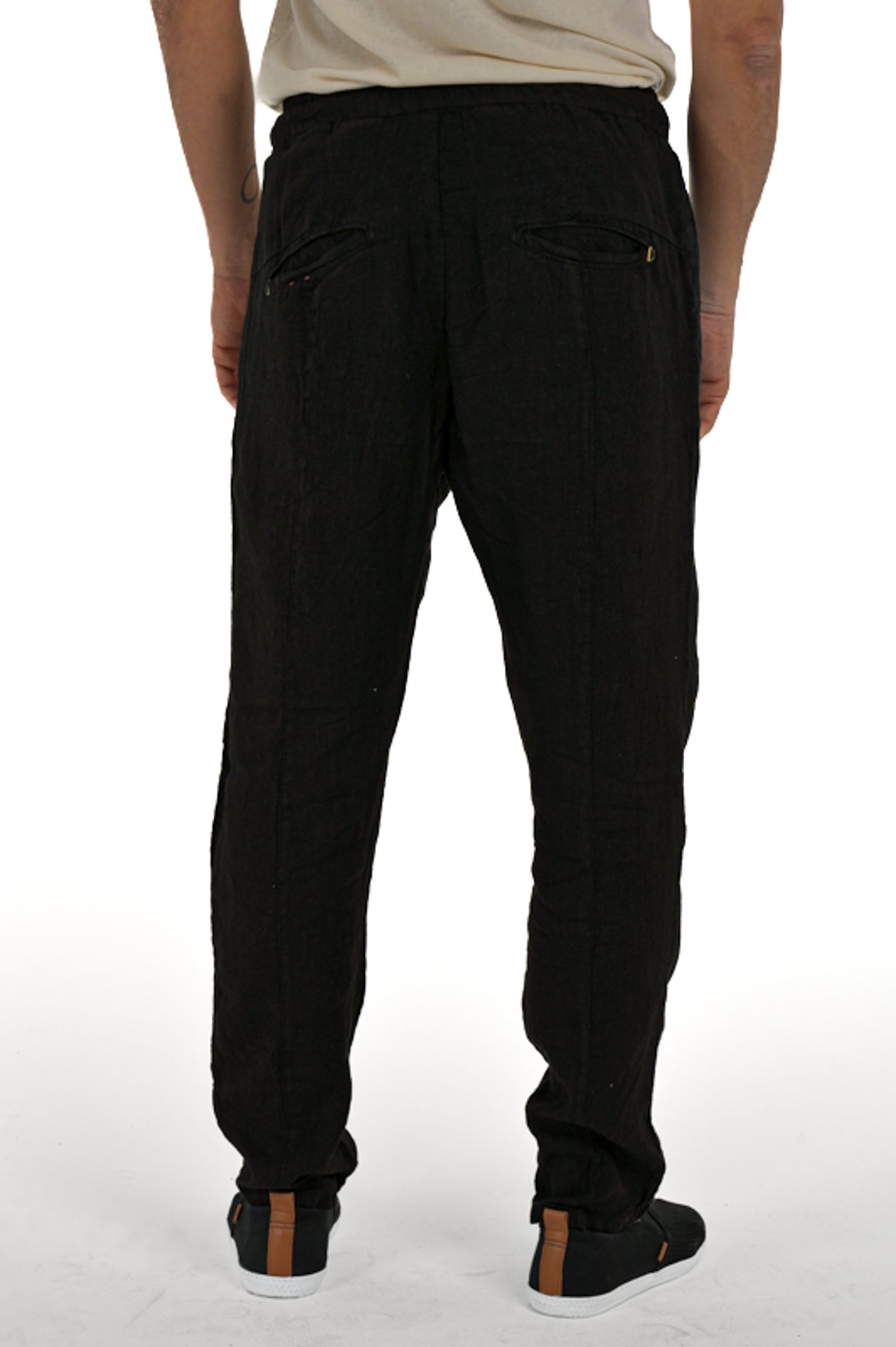 Roby Nero SS25 Tapered Linen Trousers