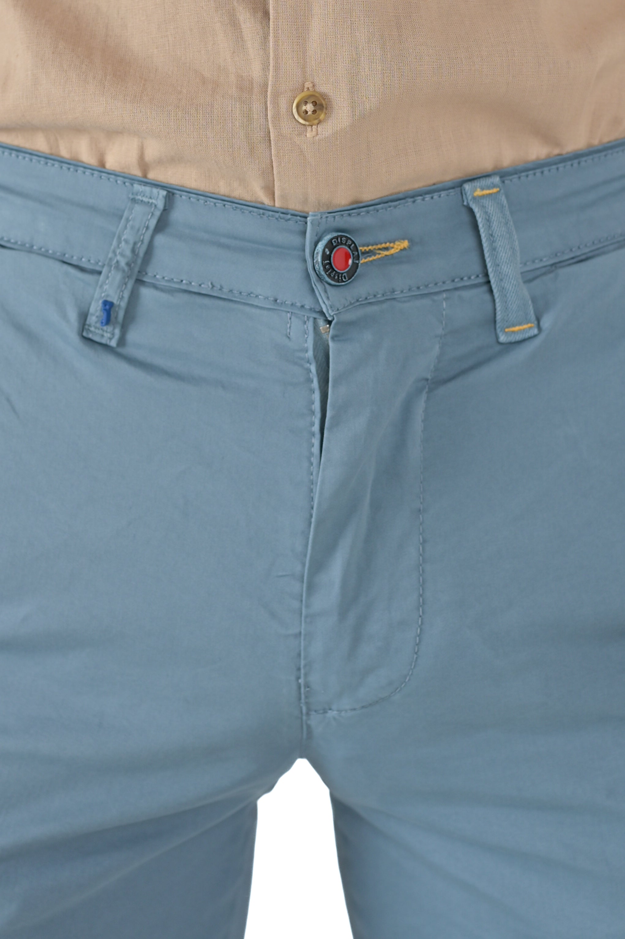 Pantaloni in cotone slim Sonic Raso Lagoon SS26