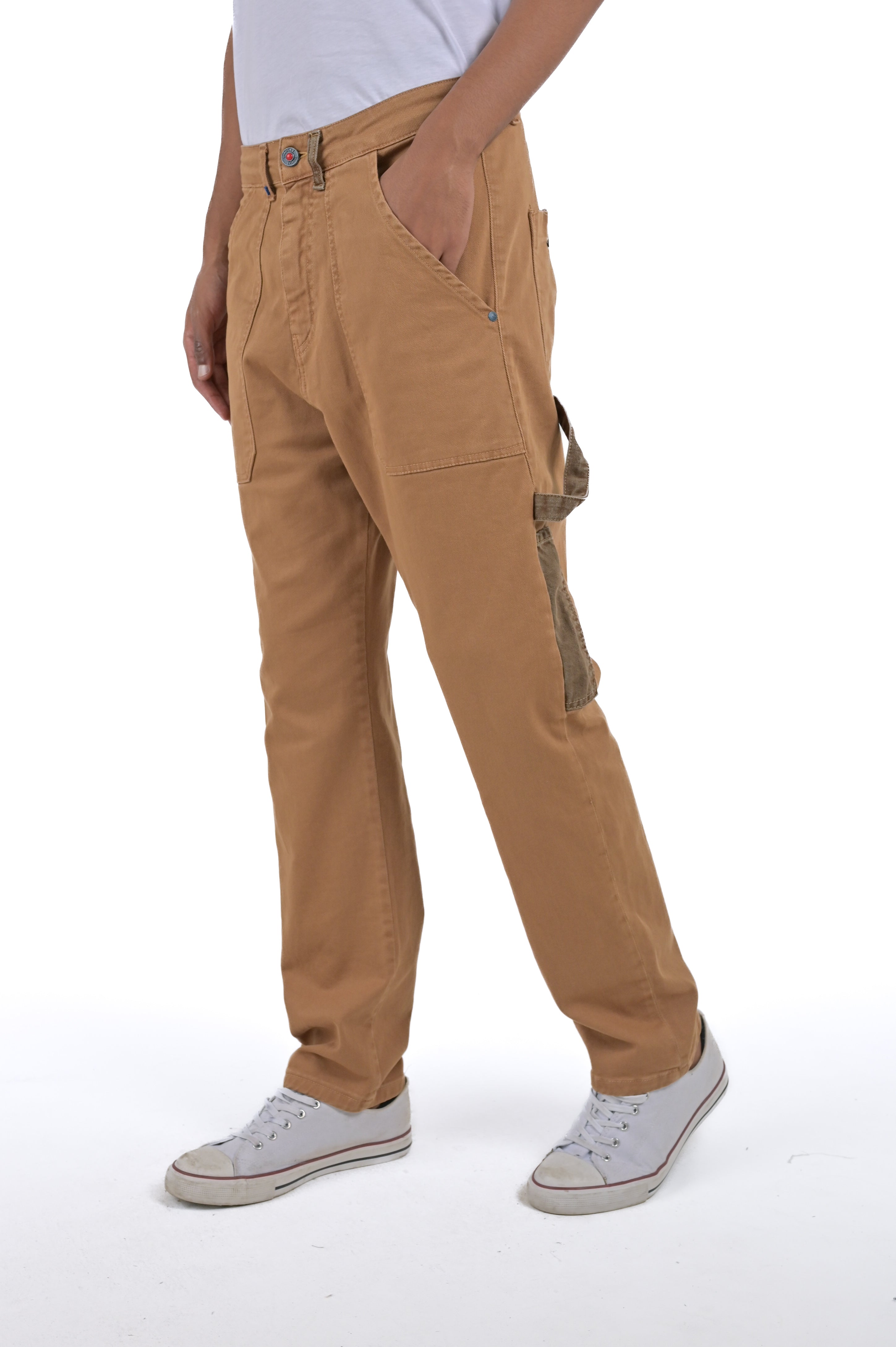 Loose People Caramel Cotton Pants SS24