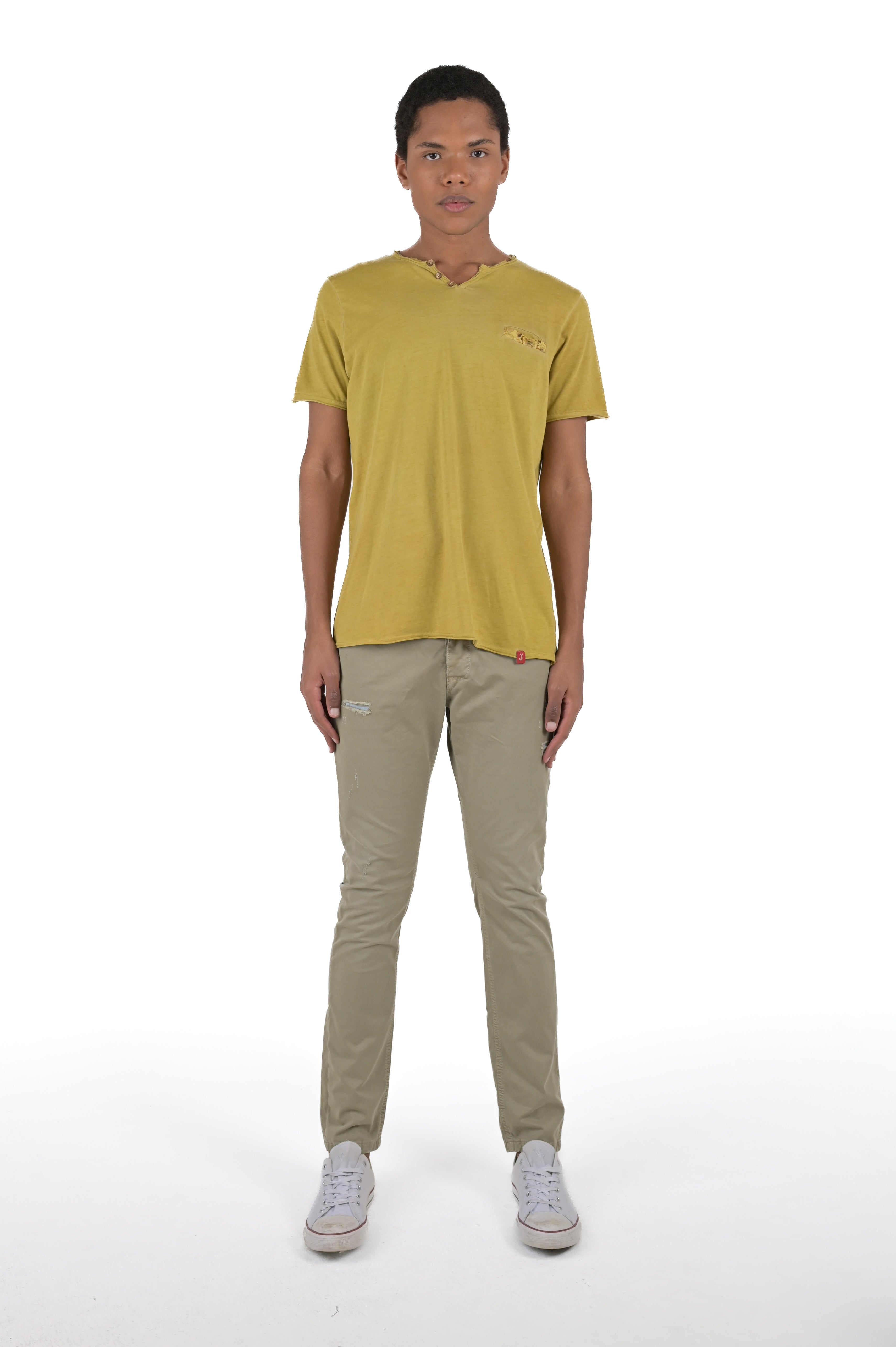 Regular T-Shirt DPE 2407 mustard SS24