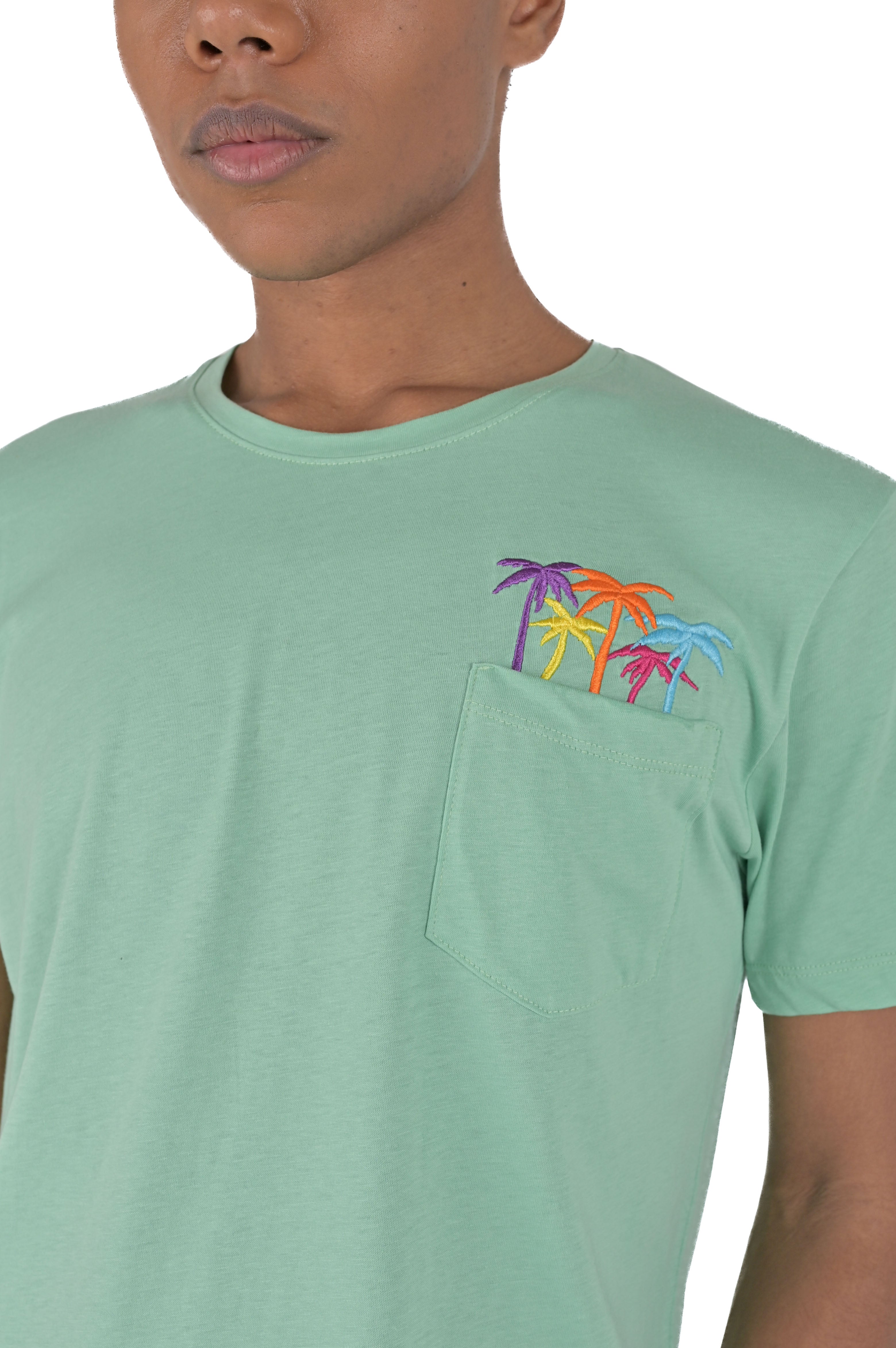 T-Shirt regular DPE 2416 verde acqua SS24