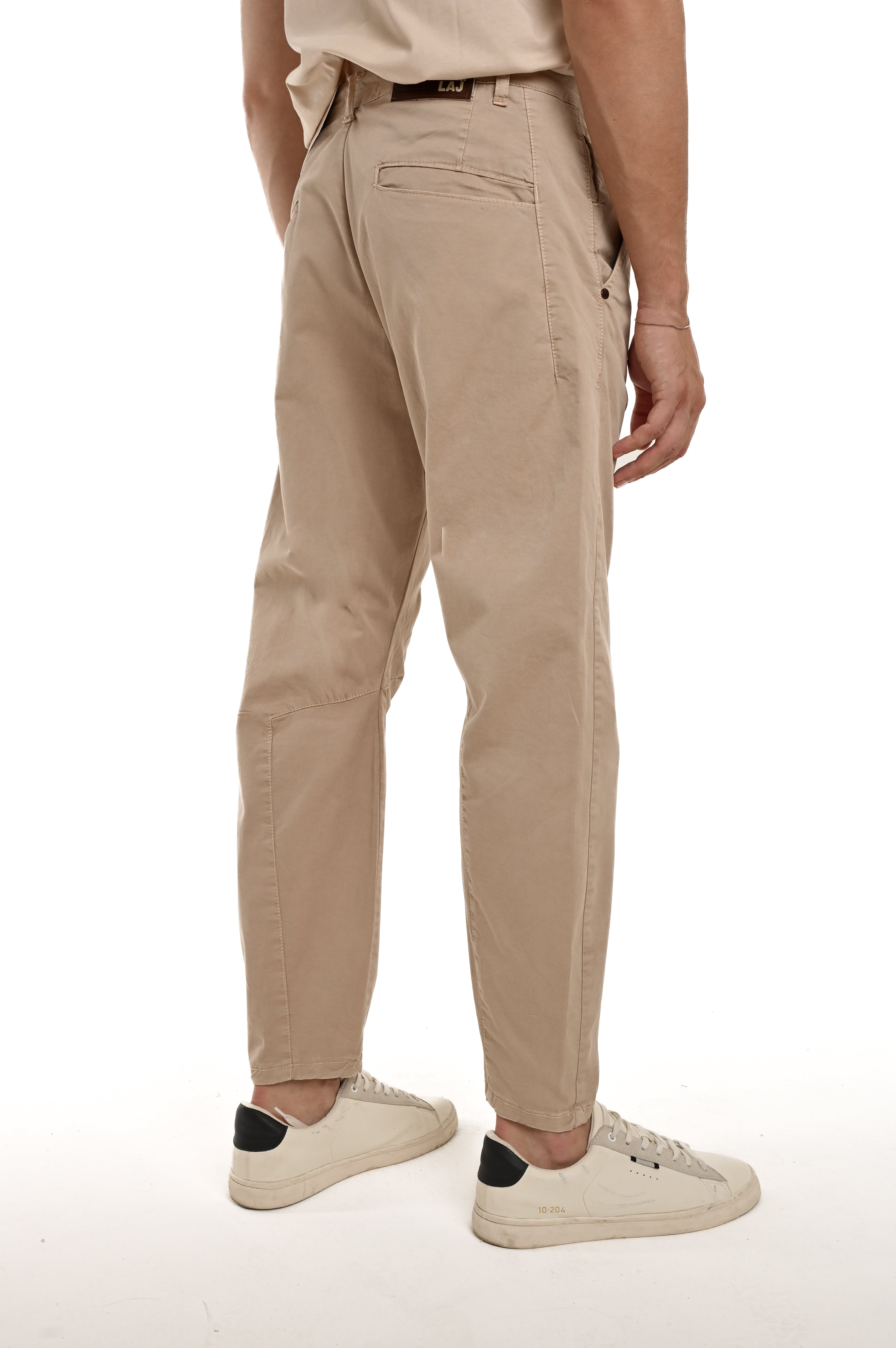 Pantaloni in cotone regular Bronson beige SS25