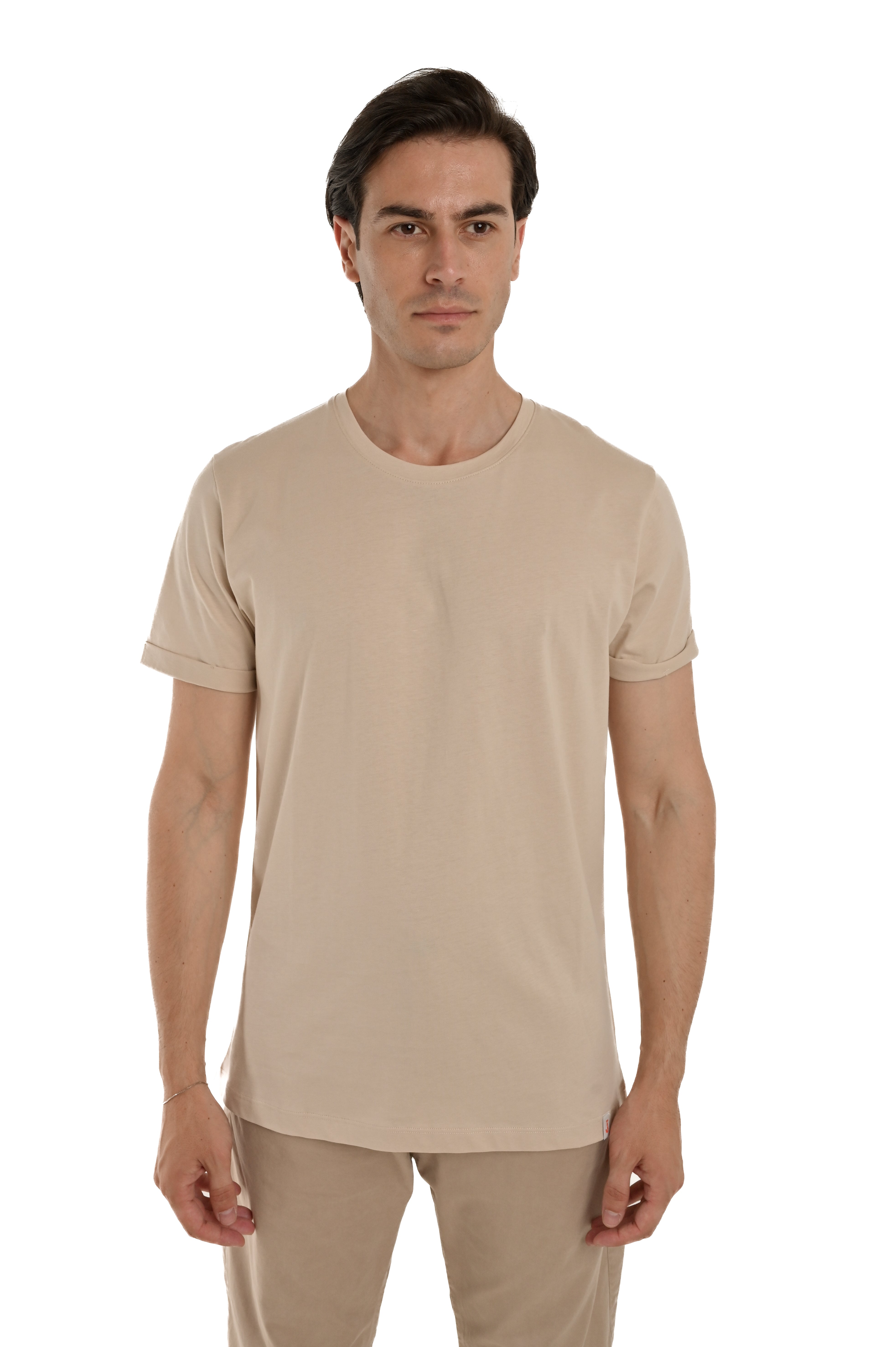 T-Shirt regular DPE 2532 Jersey beige SS25