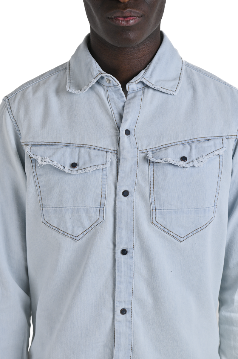 Park Valery S.Blitz SS24 regular denim shirt