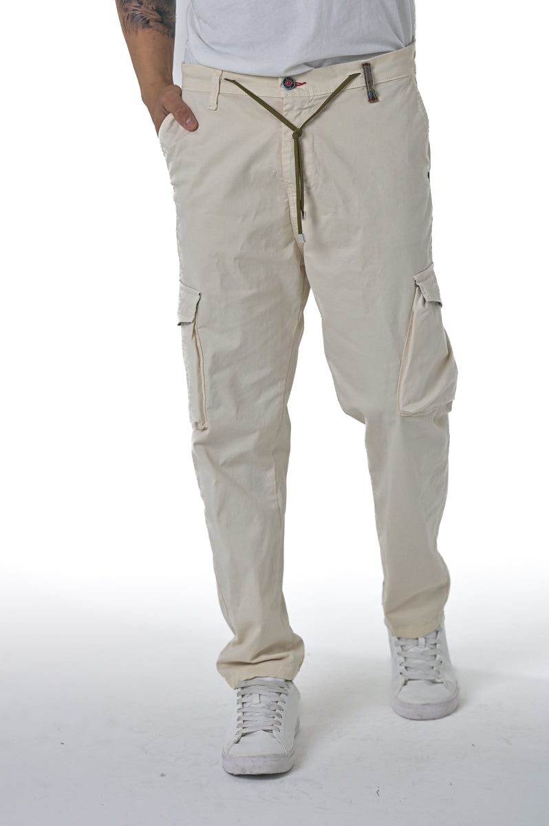 Pantaloni regular Screen Raso in cotone FW23/24