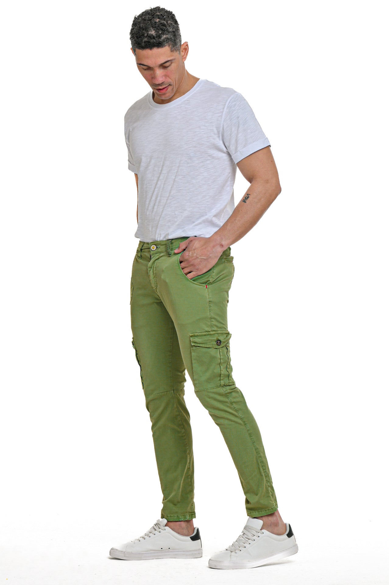 Pantaloni in cotone slim Cezanne SS23