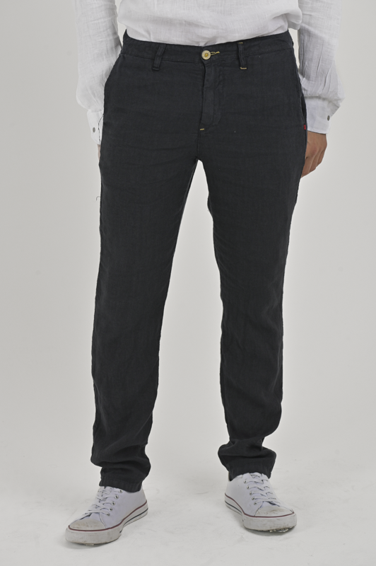 Regular fit men's trousers Sonic Linen Beige - Displaj